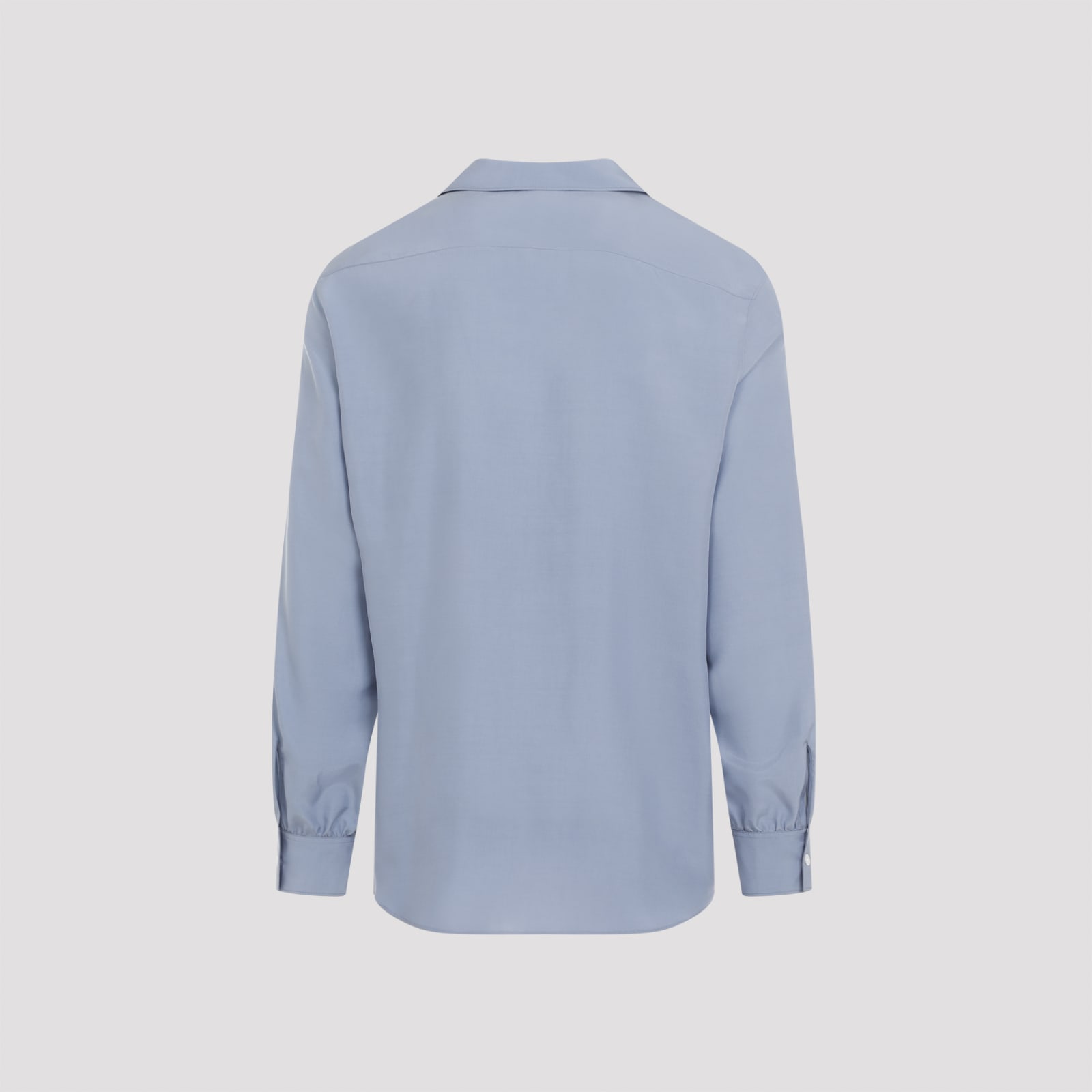 Shop The Row Kiton Shirt In Lhs Light Slate