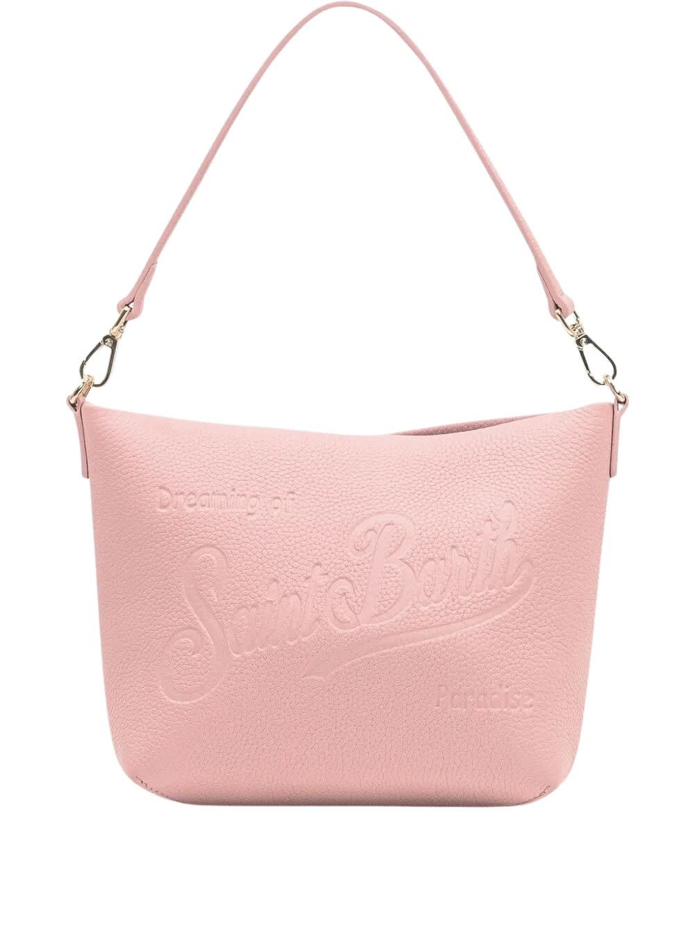 Mc2 Saint Barth Aline Shoulder Bag Adjustable Strap In Pink