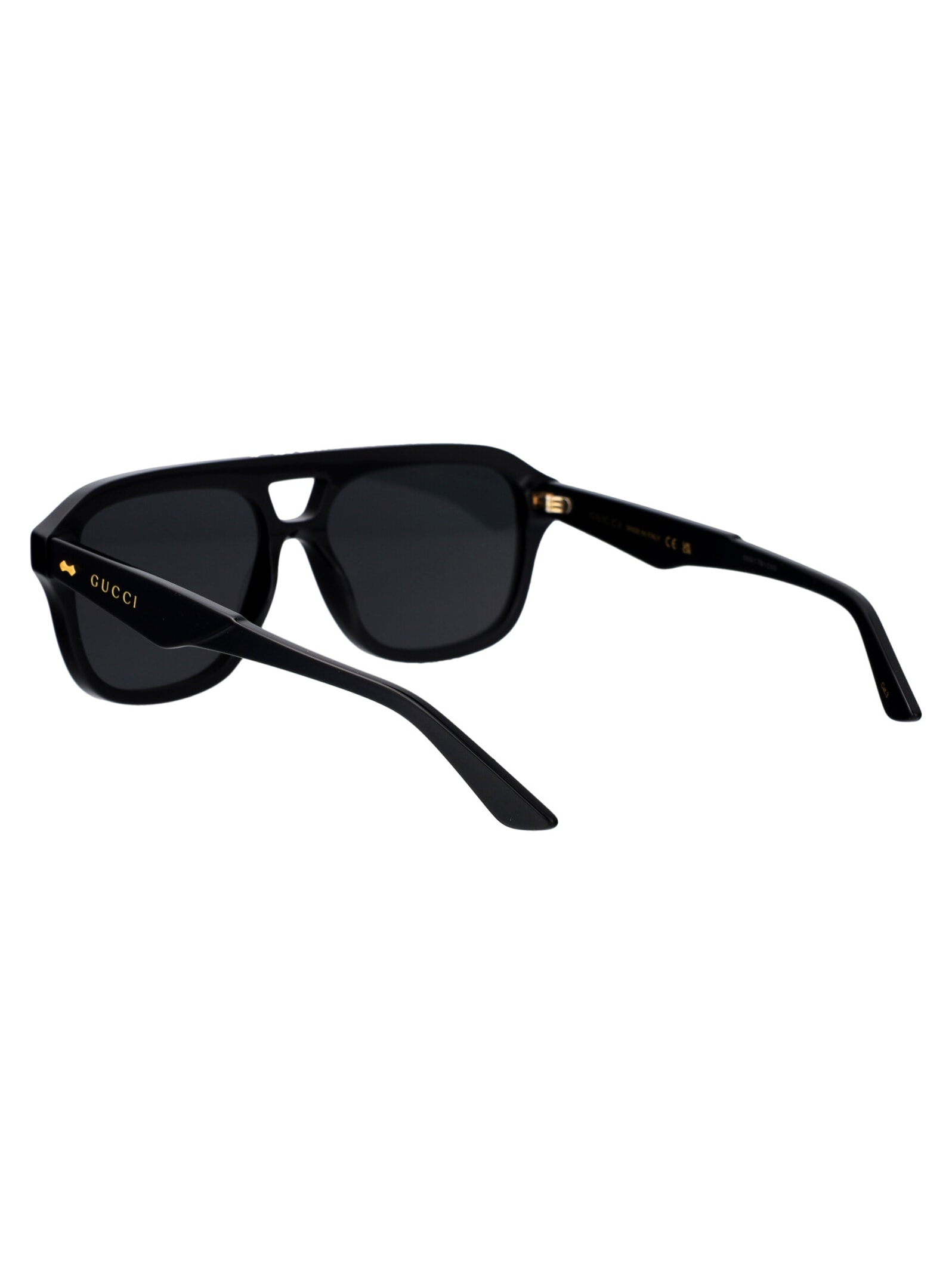 Shop Gucci Gg1263s Sunglasses In 001 Black Black Grey