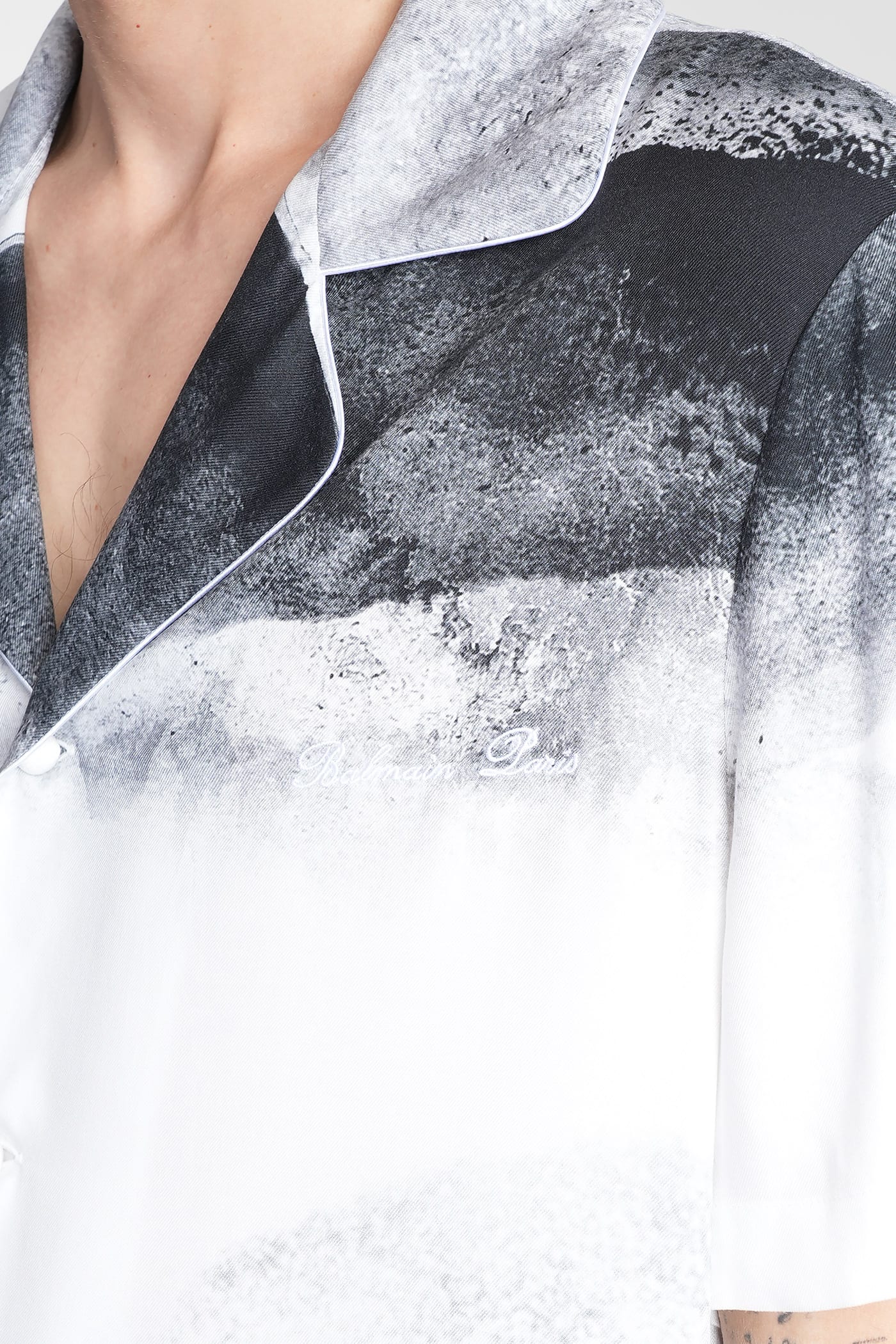 Balmain Moon Print Buttoned Shirt