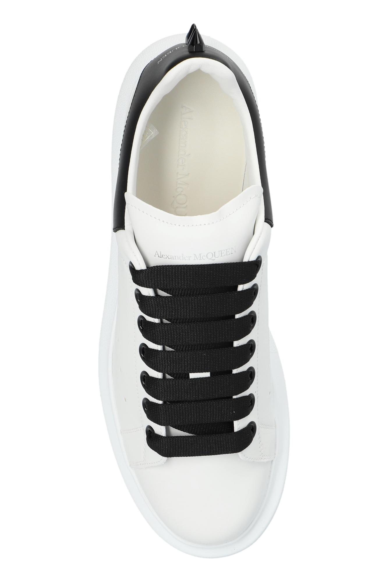 Shop Alexander Mcqueen Sneakers In White/black