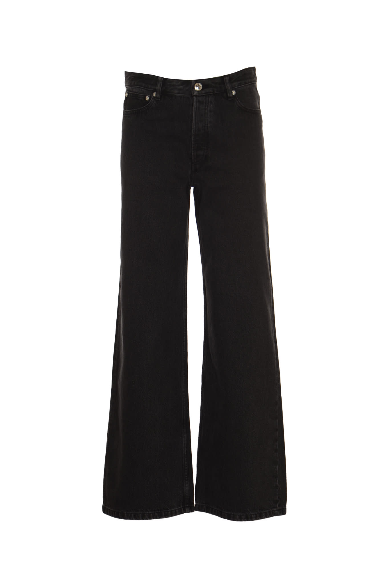 Shop Apc Elisabeth Jeans In Black