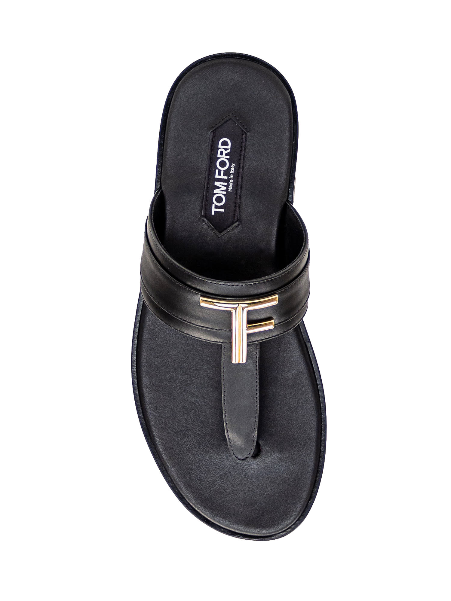 Shop Tom Ford Tf Sandal In Black