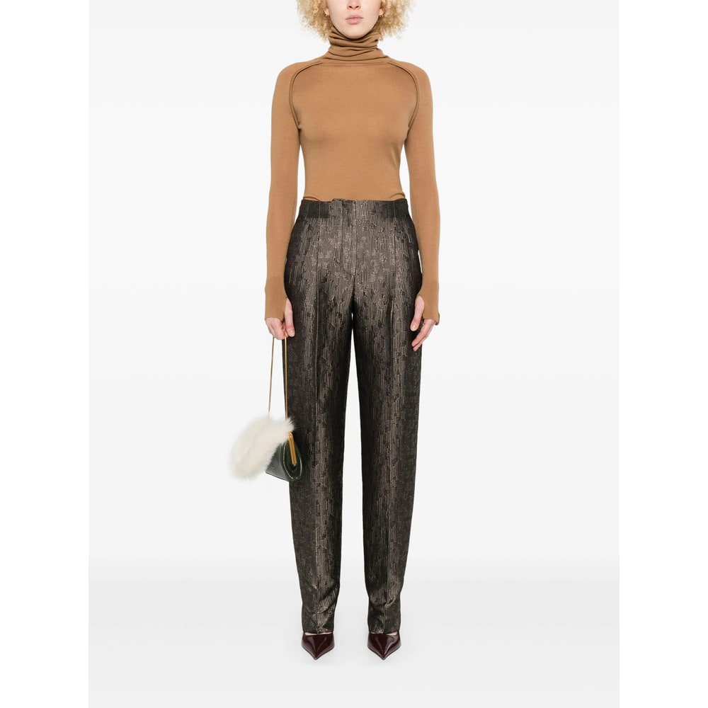 Giorgio Armani Trouser In Brown