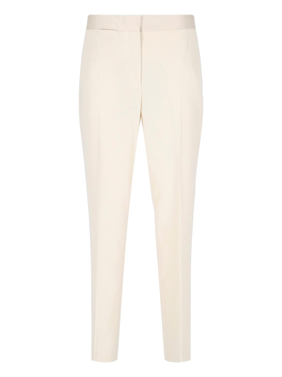 Shop Calvin Klein Classic Pants Pants In Beige