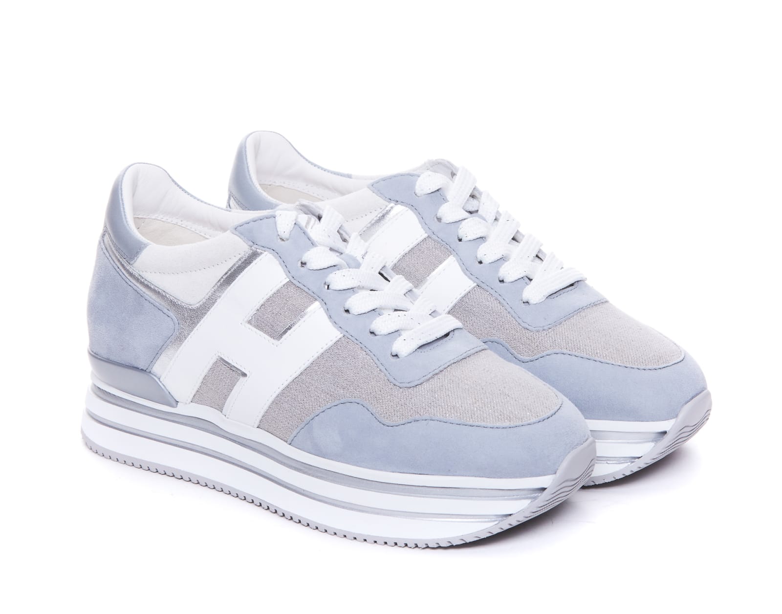 Shop Hogan Midi Platform H483 Sneakers In 0us2