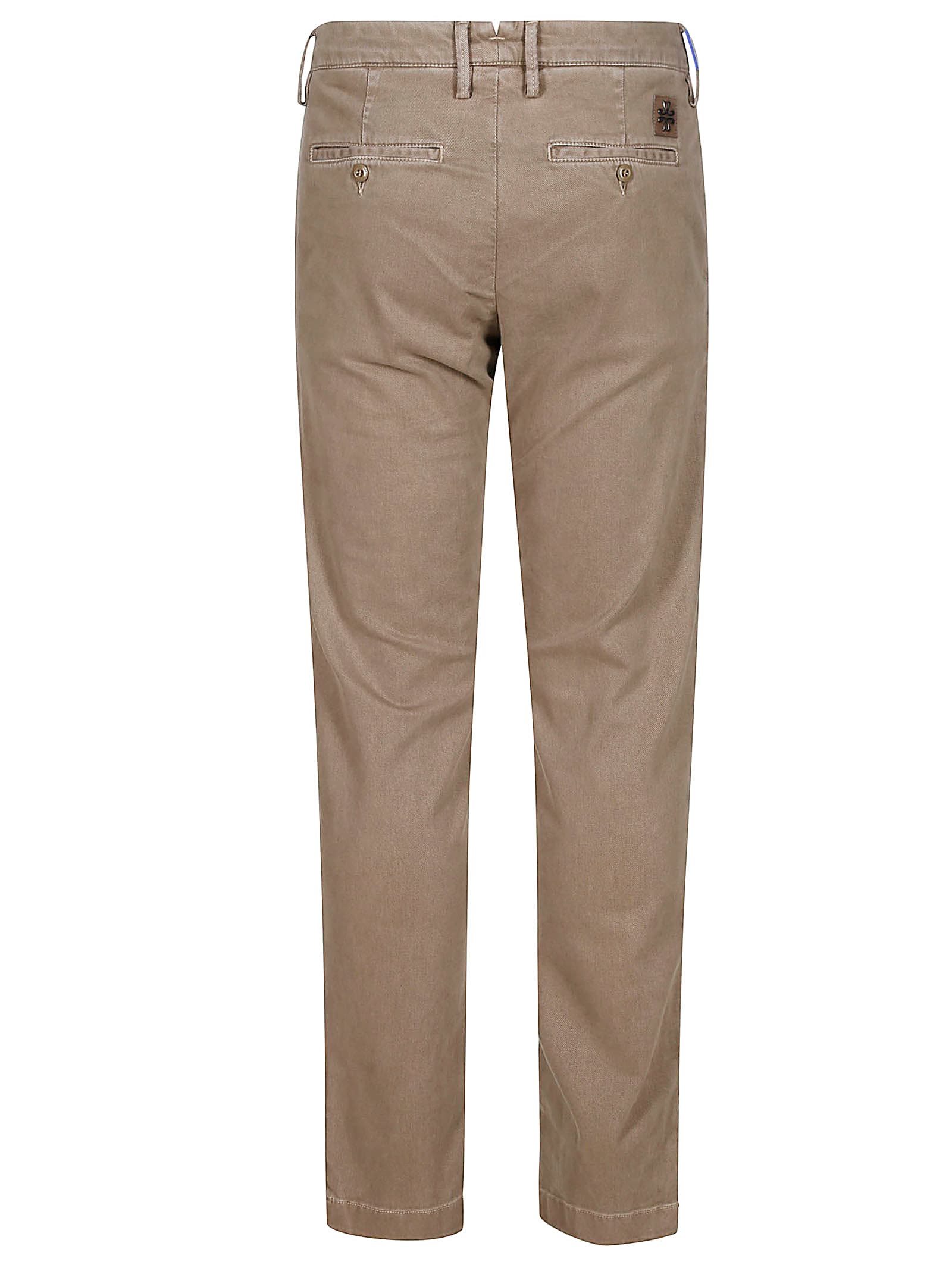 Jacob Cohen Slim Fit Trousers Belt Loops In Elephant Grey