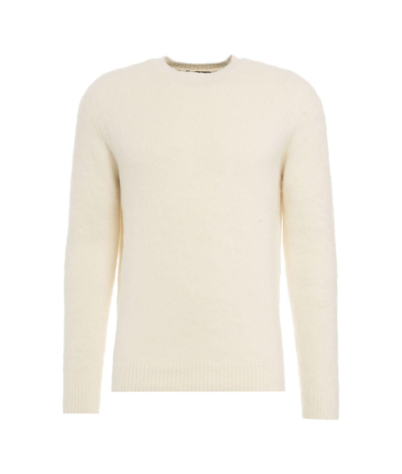 ROBERTO COLLINA FLUFFY KNIT SWEATER 