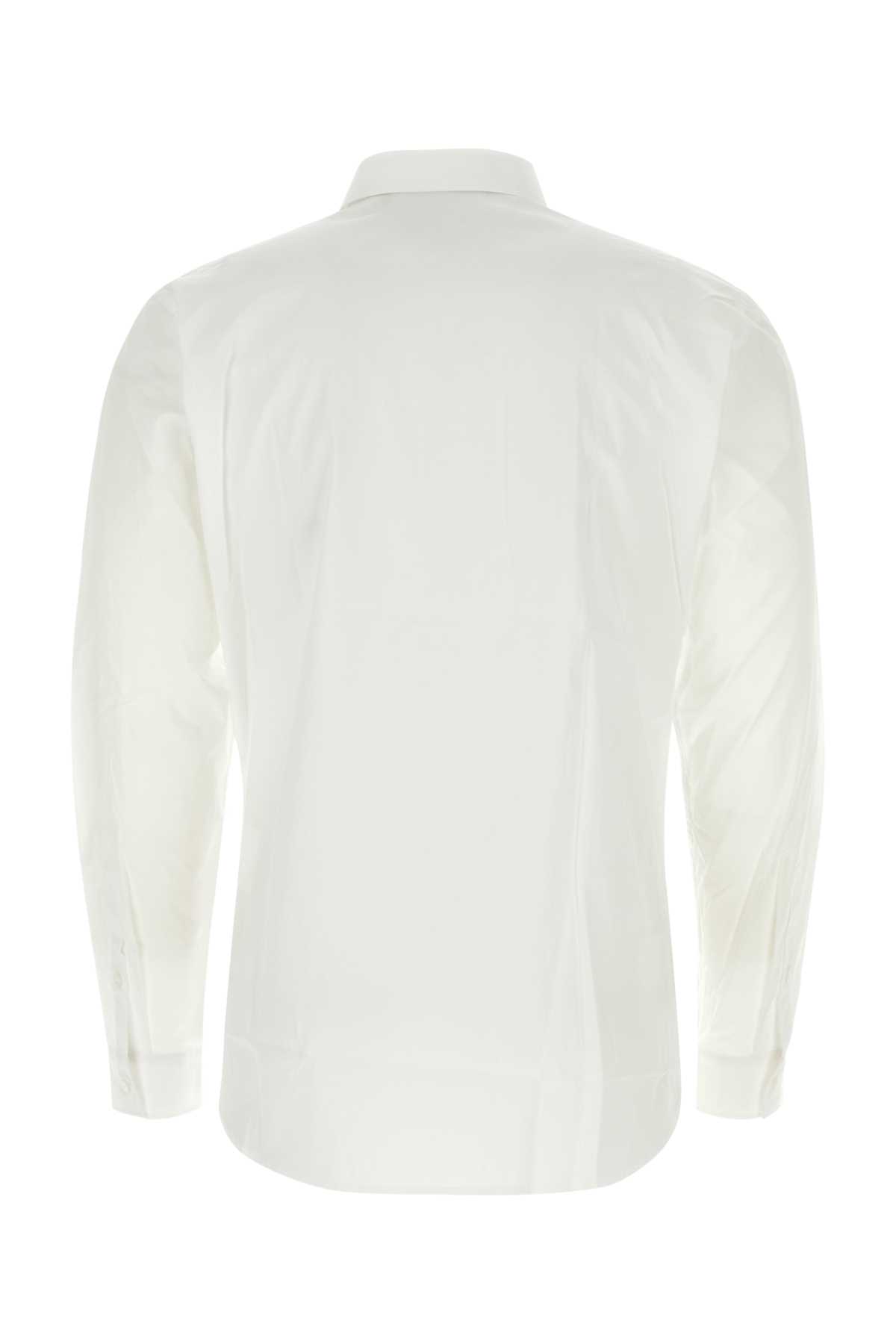 Versace Jeans Couture White Poplin Shirt