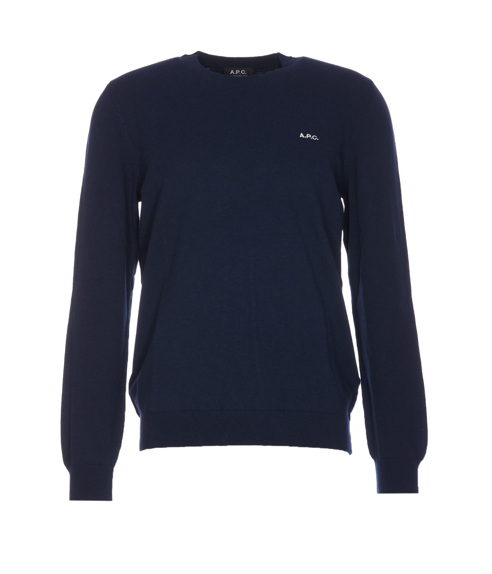 Shop Apc Mayeul Pullover In Blue