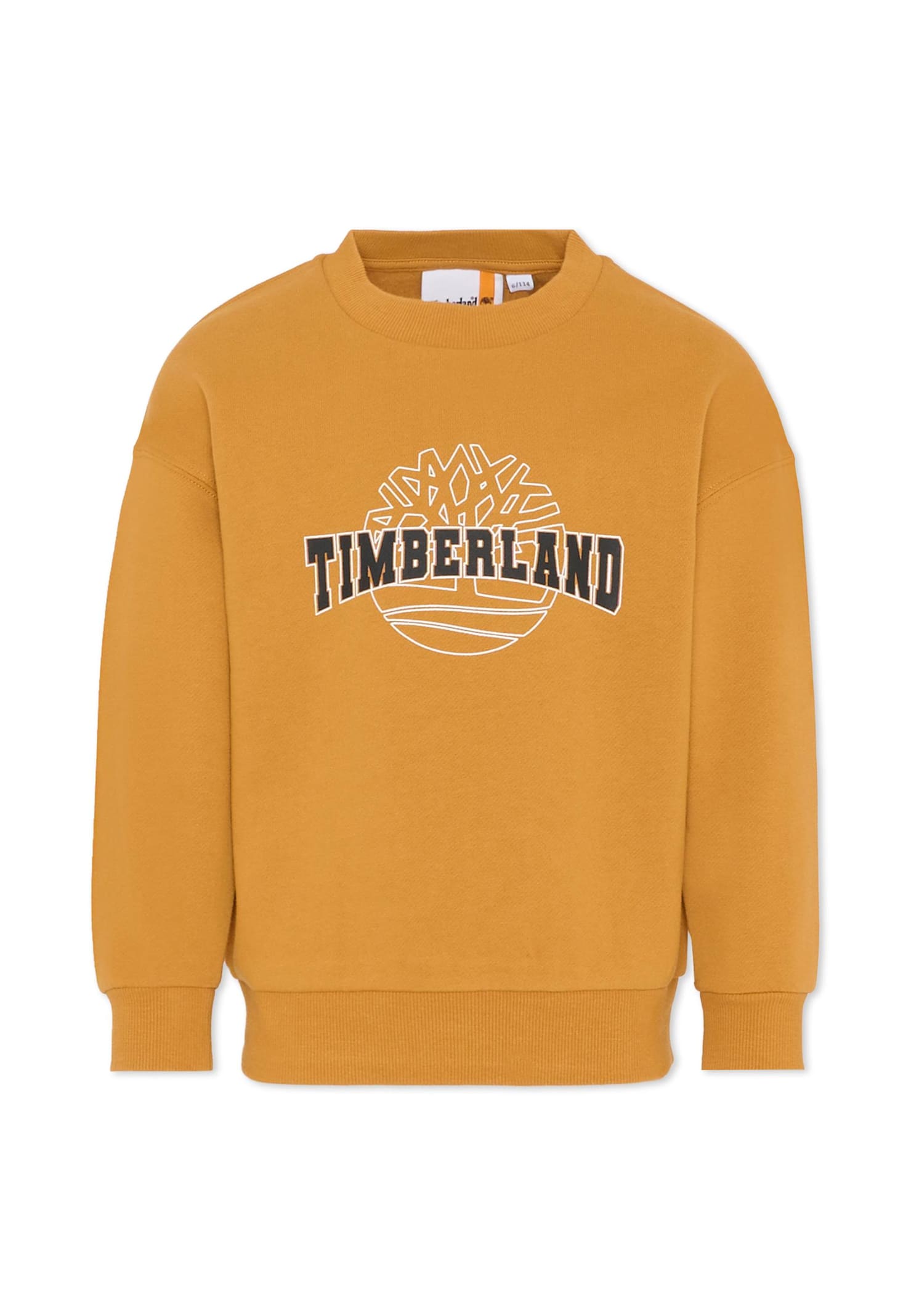 Timberland Logo-print Sweatshirt In Brown