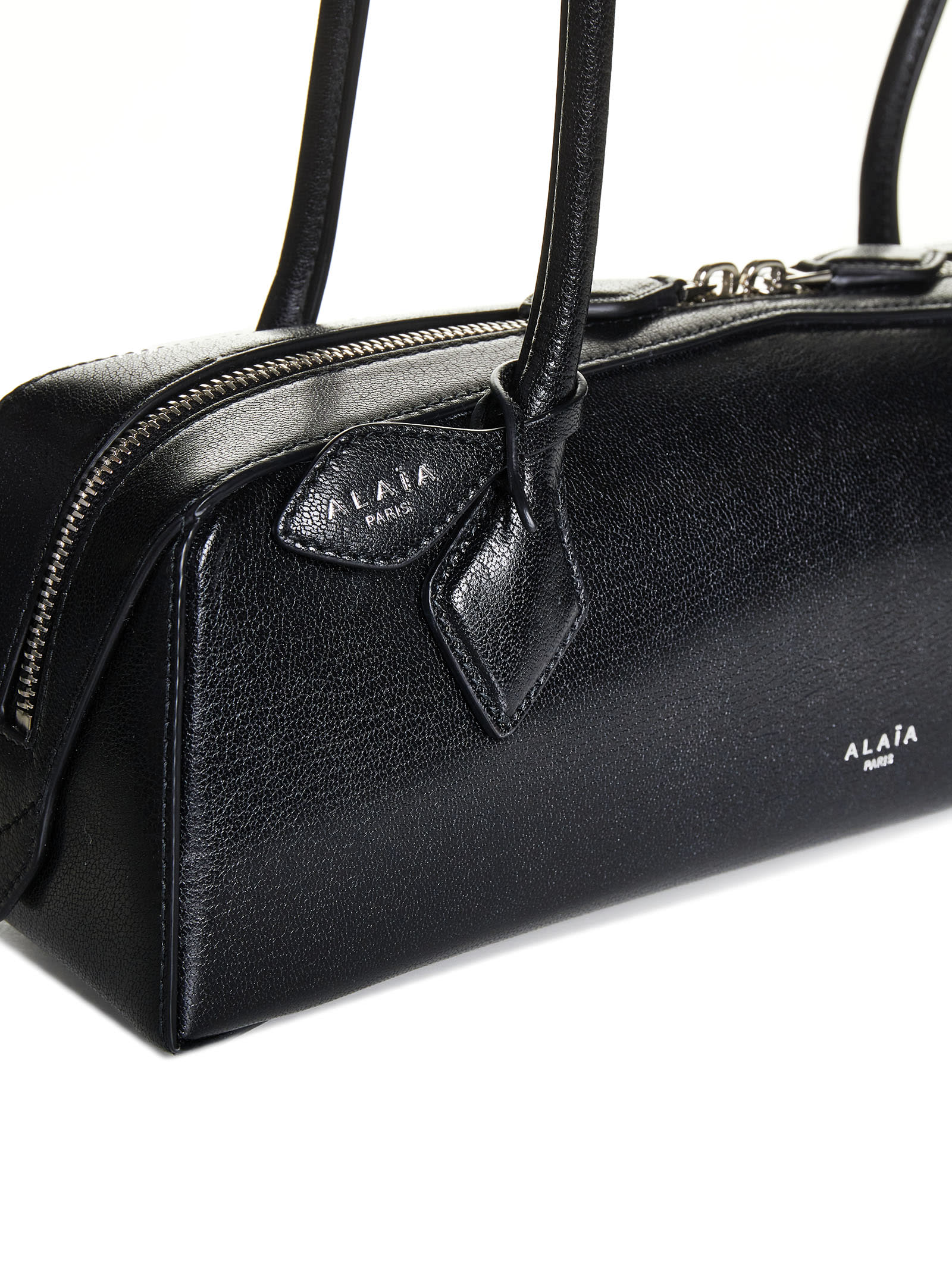Alaïa Alaia Women Teckel Medium Leather Shoulder Bag In Black