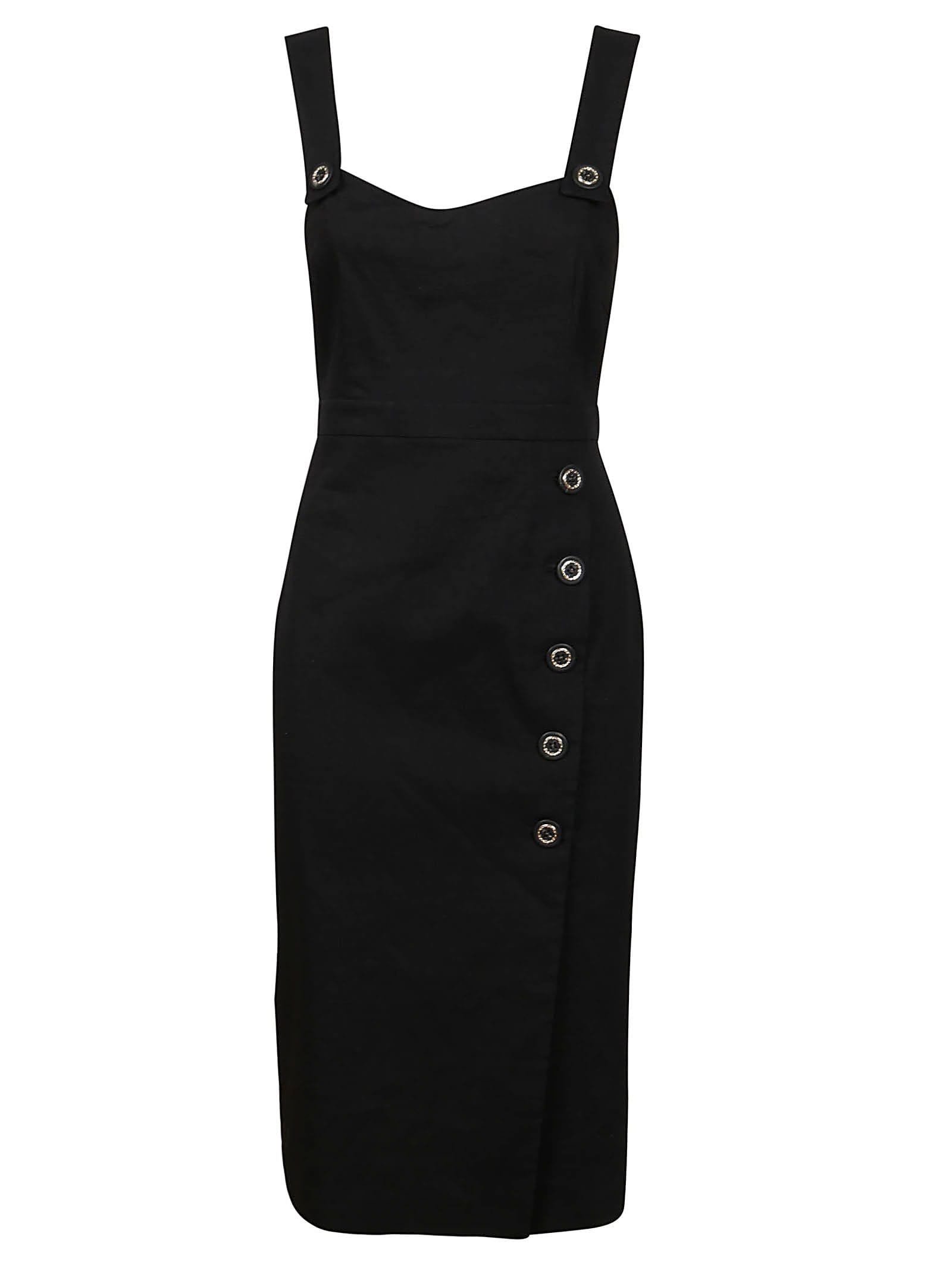 Pinko Black Linen Dress