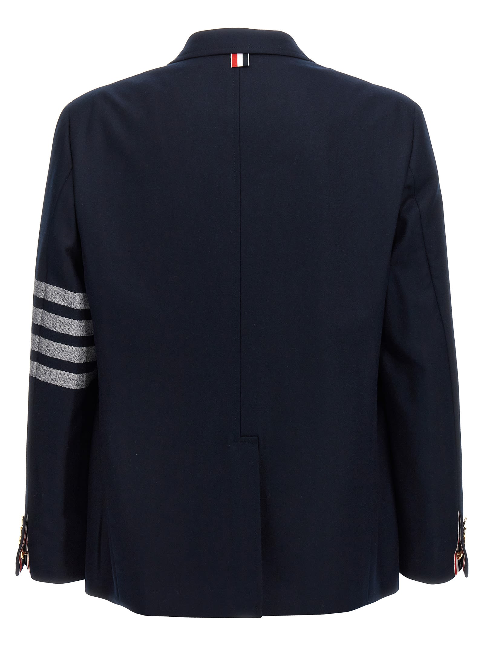 Shop Thom Browne 4 Bar Blazer In Blue