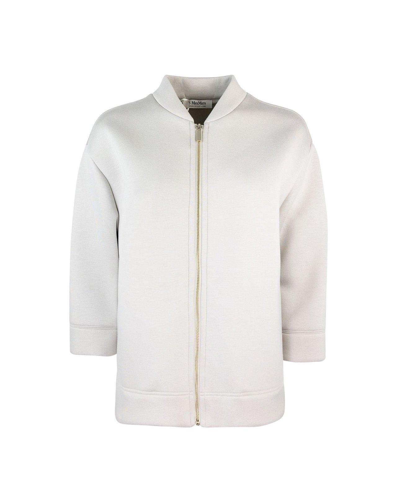 'S Max Mara Zip-up Bomber Jacket