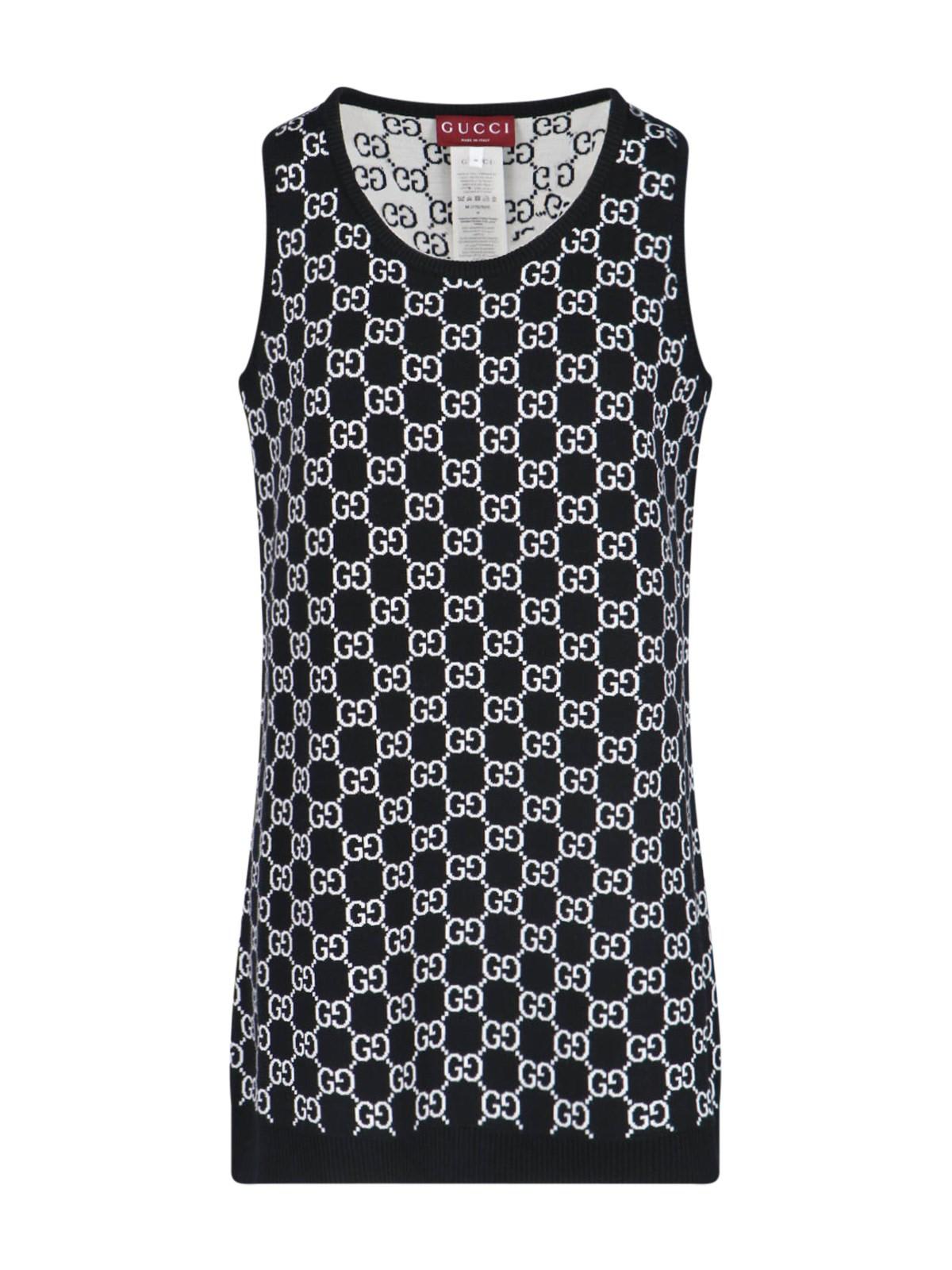 Gucci Women Embroidered Stretch Wool Blend Mini Dress In Multi