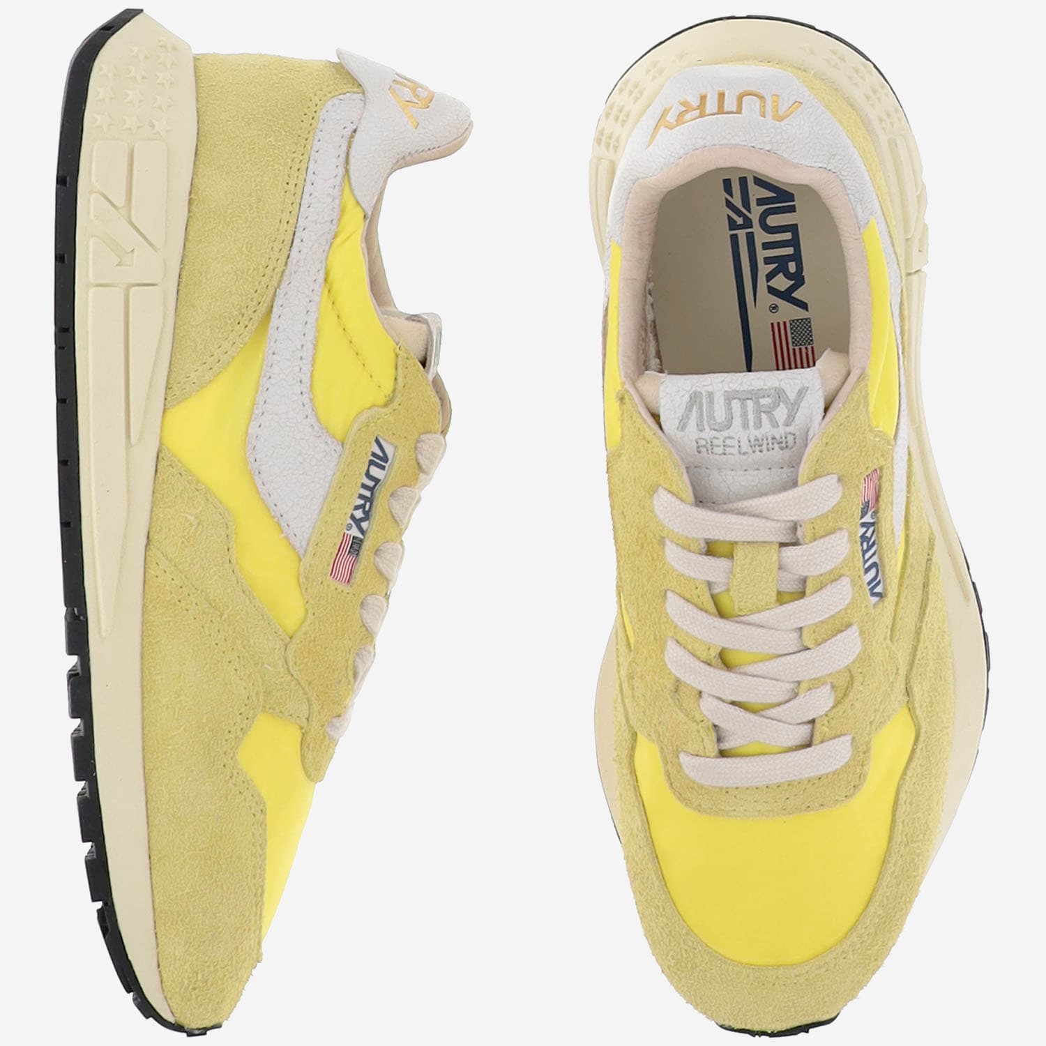 Autry Low Top Reelwind Sneakers In Yellow