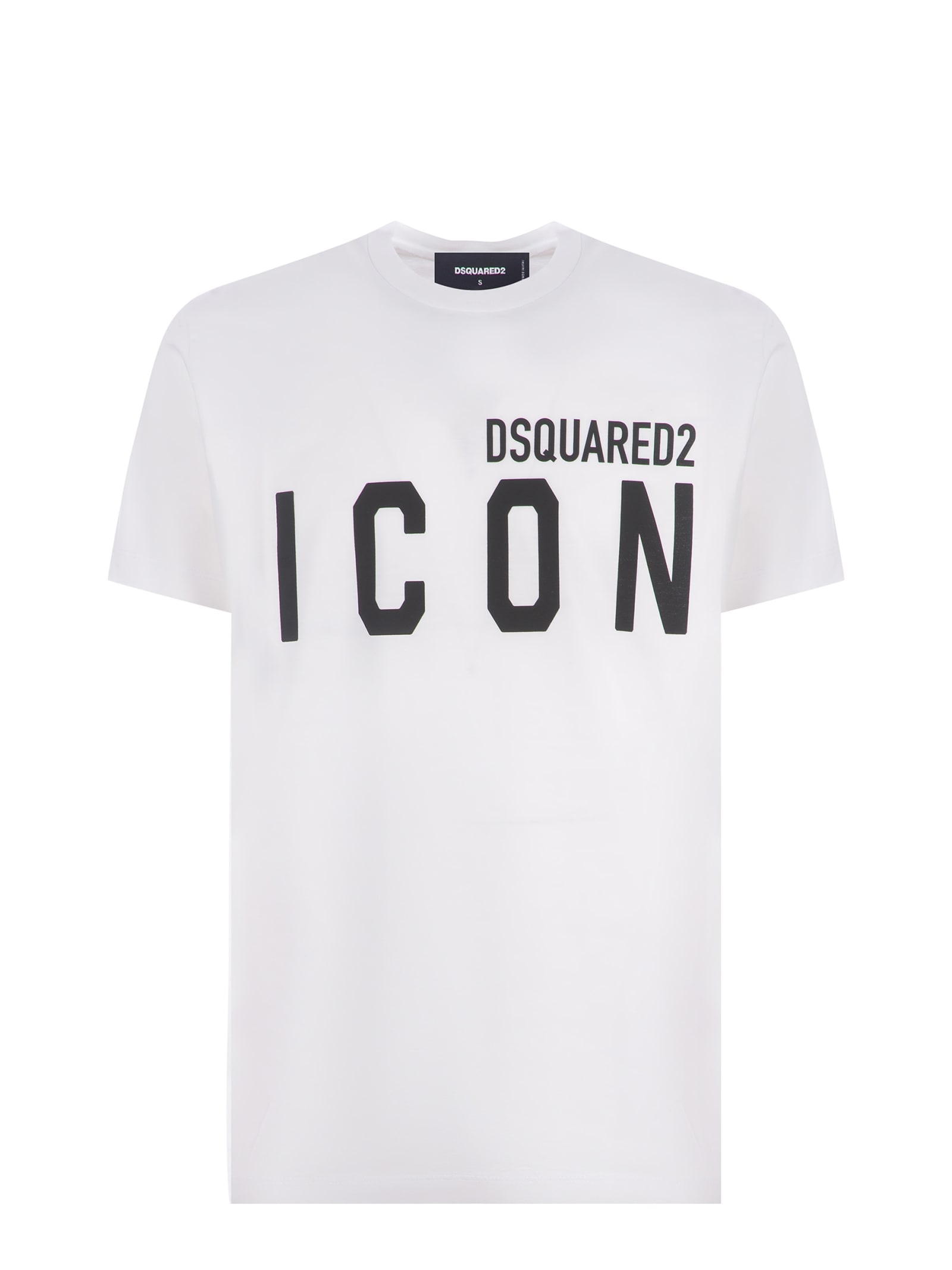 Dsquared2 T-shirt  Icon In Cotton Jersey In White