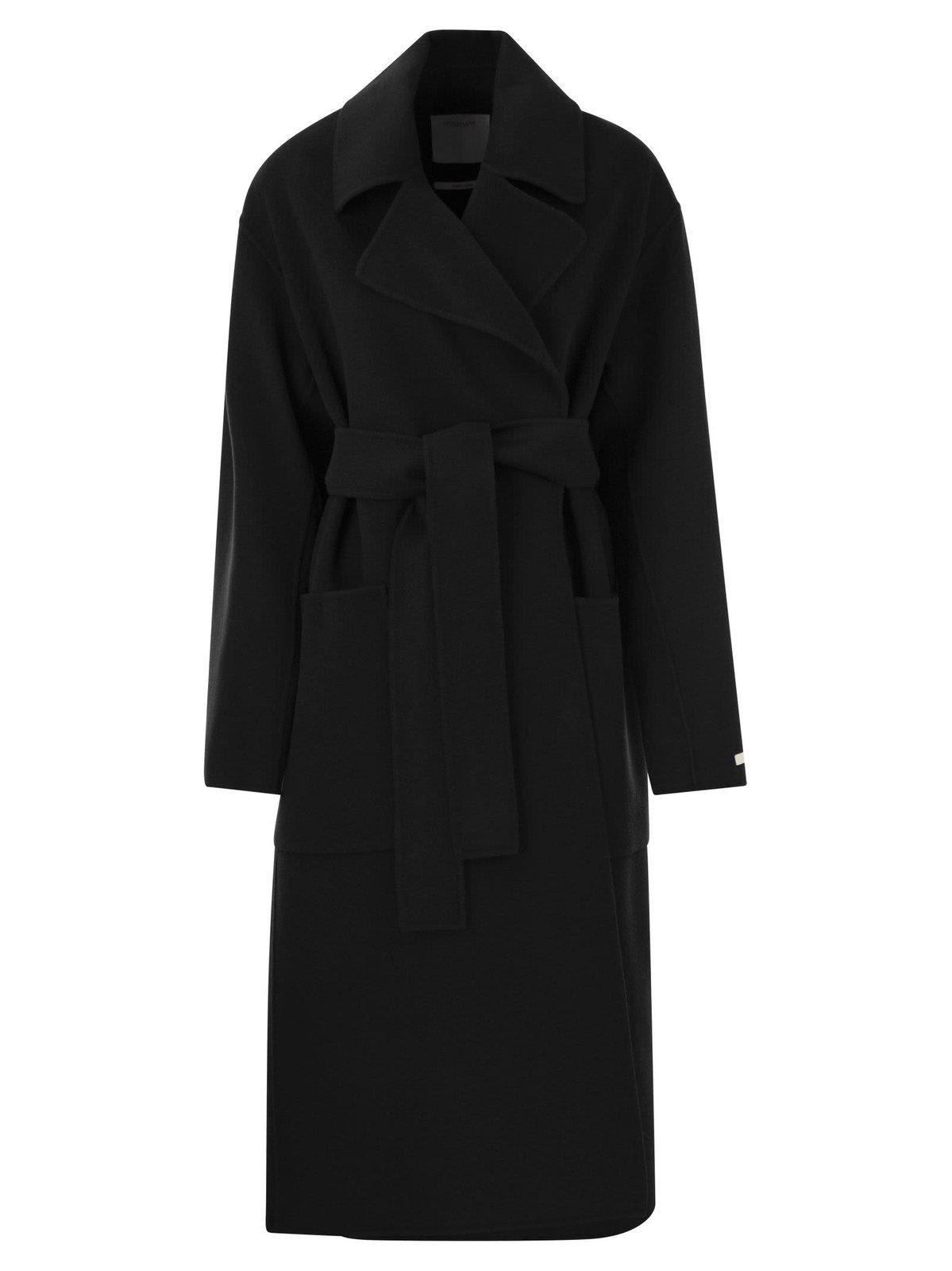 SPORTMAX BELTED LONG-SLEEVED COAT