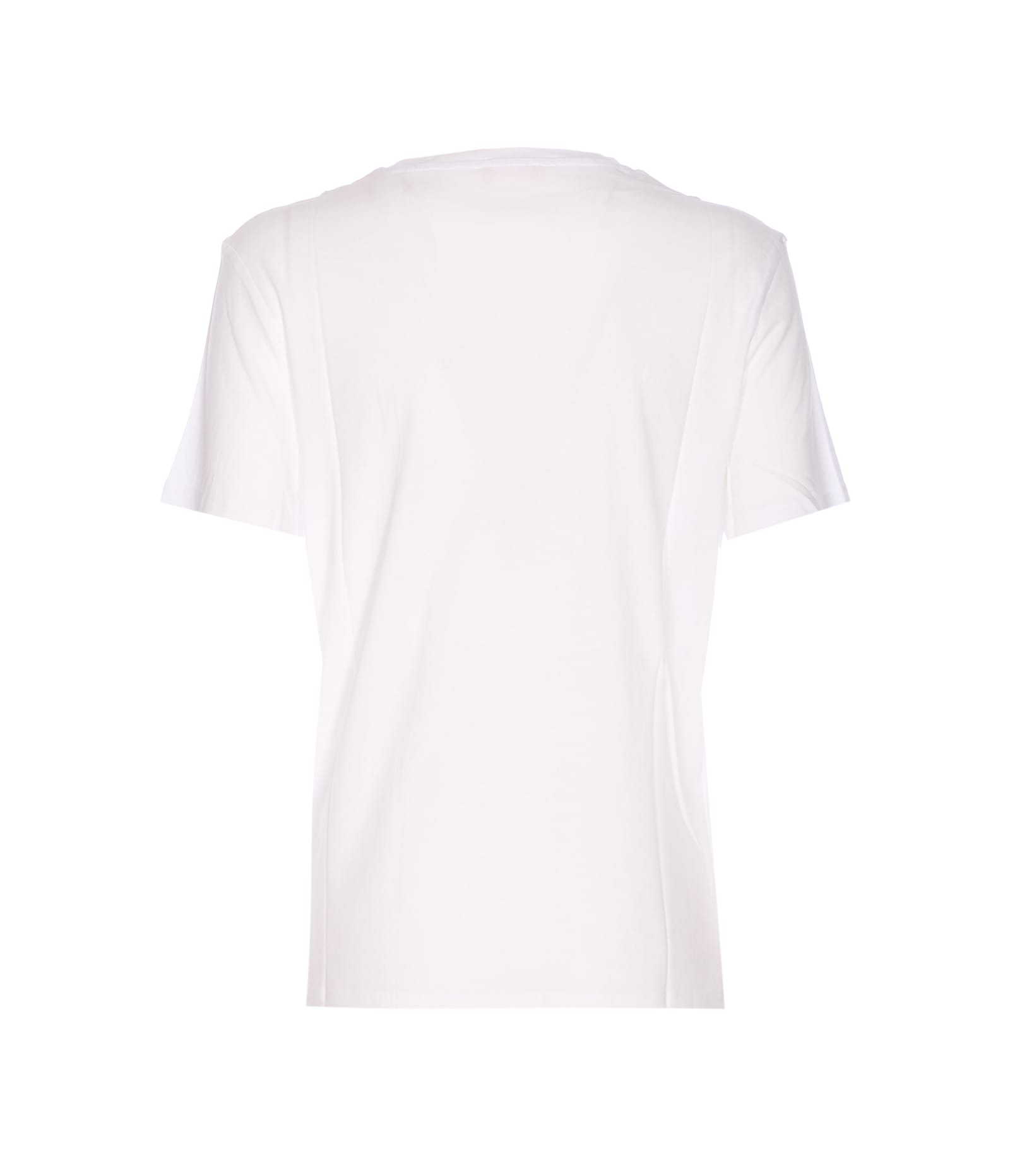 Liu •jo Graphic Print Short Sleeve T-shirt In White