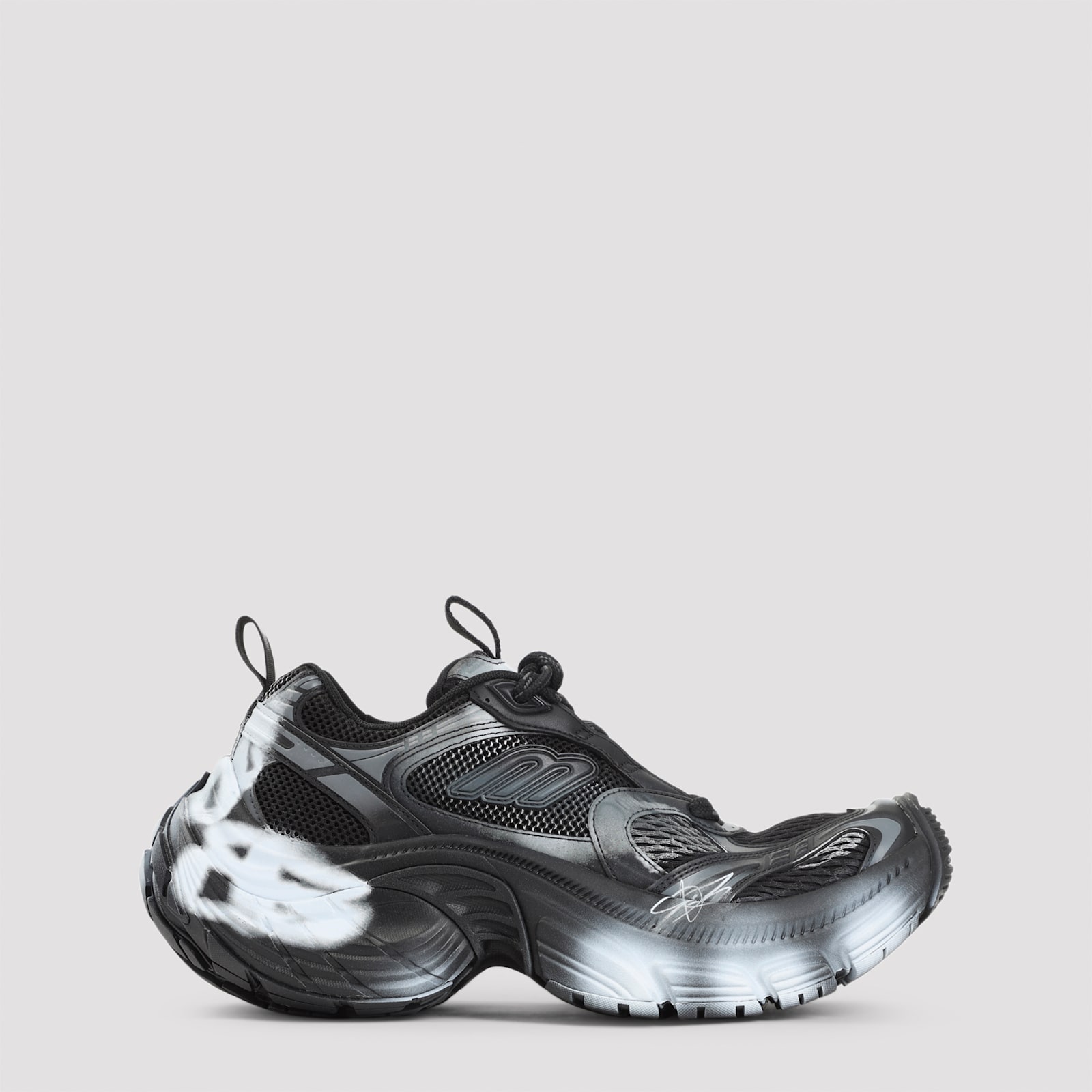 Balenciaga 6xl Low-top Sneakers In Black