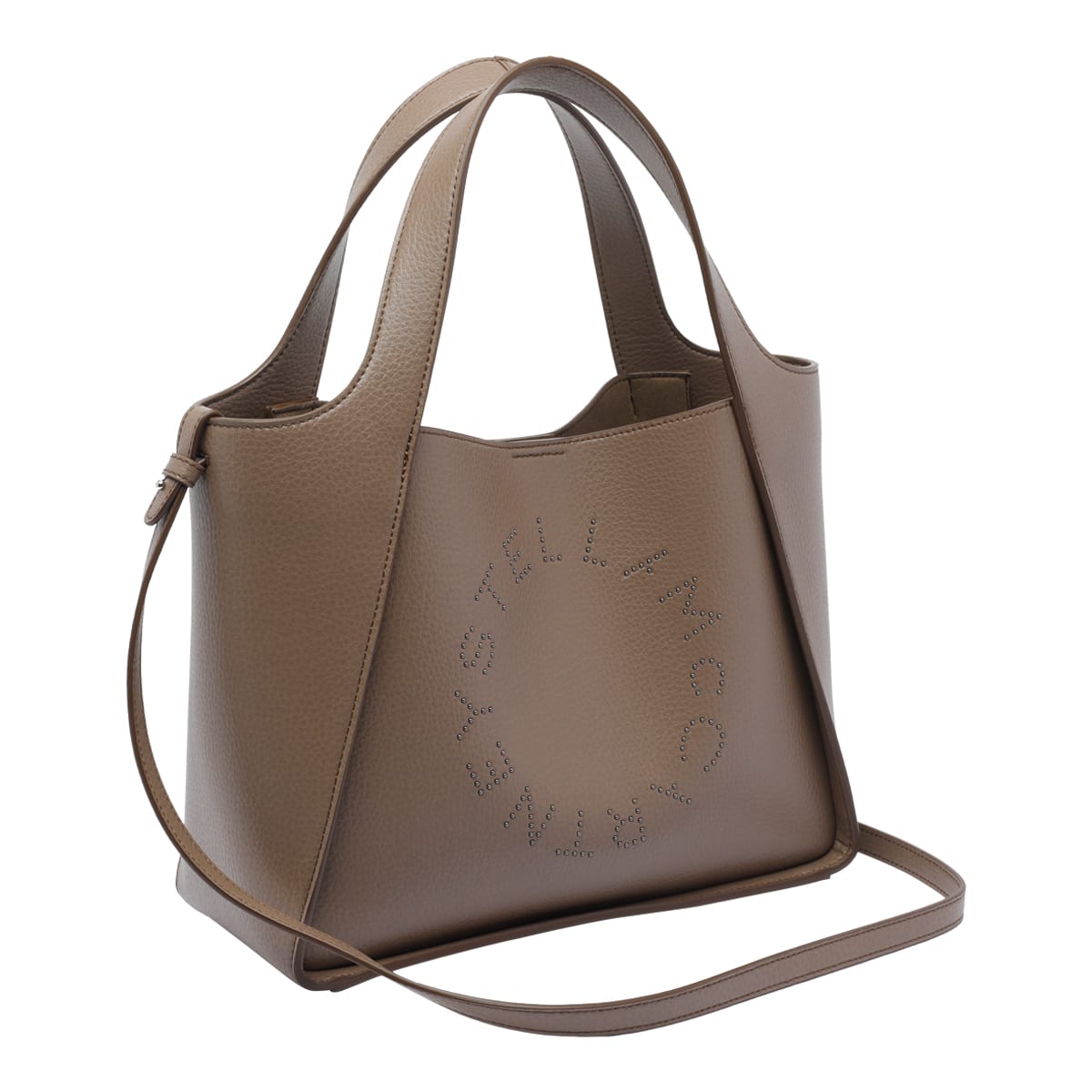 Stella Mccartney Stella Logo Tote Bag In Sand