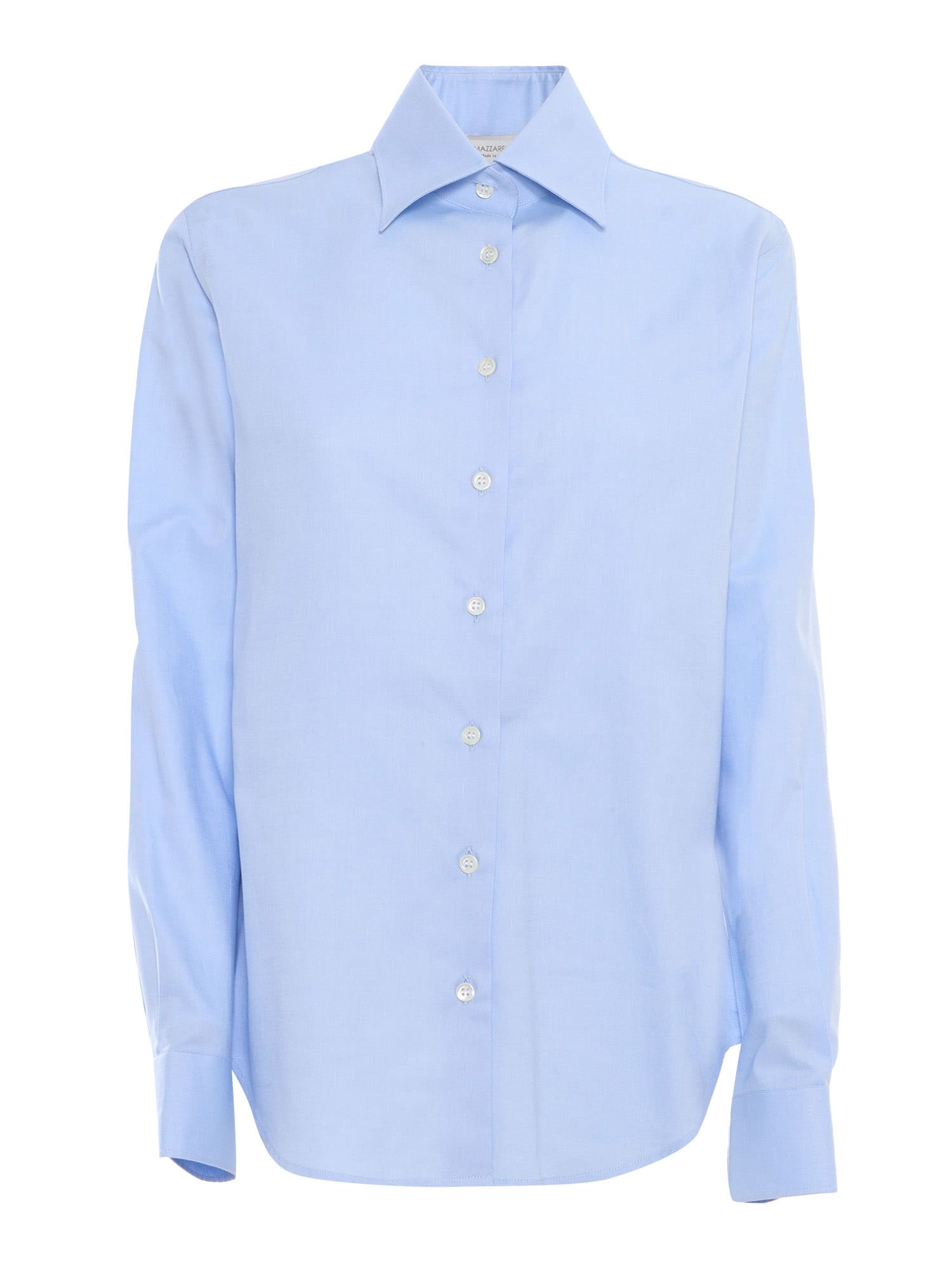 Mazzarelli Gea C Cotton Shirt In Light Blue