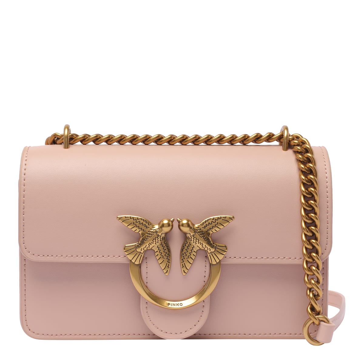 Pinko Love One Mini Crossbody Bag In Pink