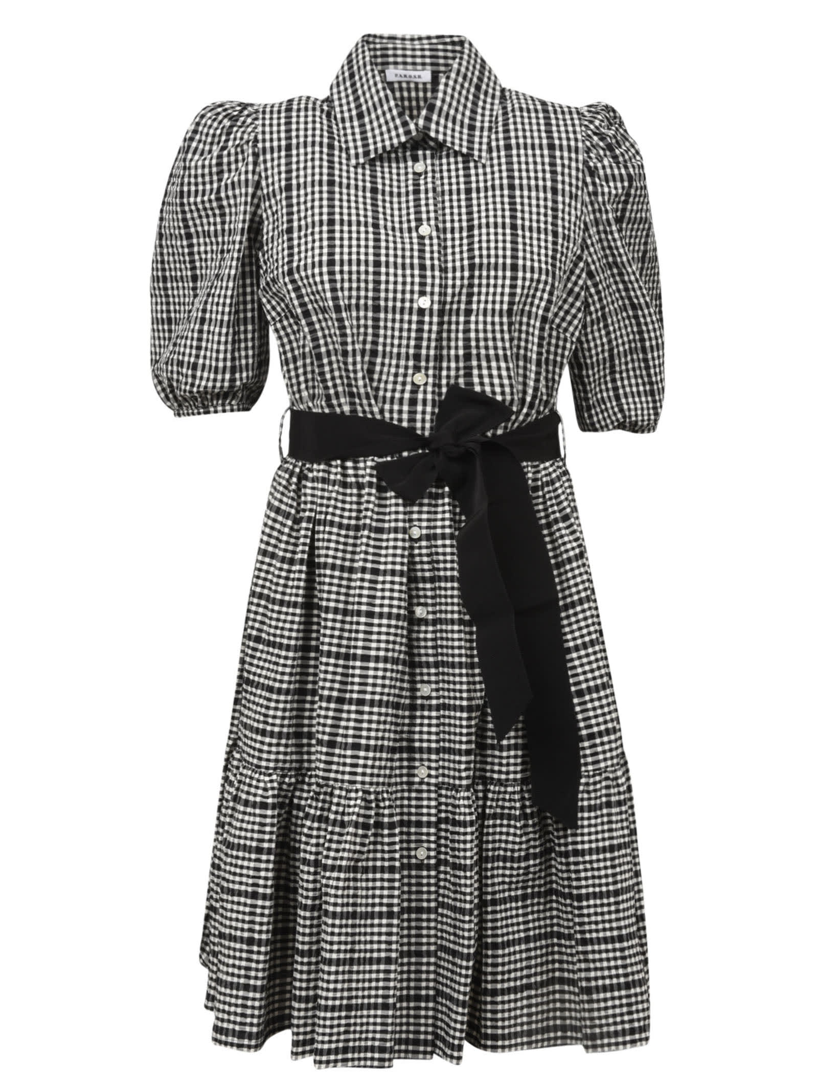 Parosh Bow-tie Mid-length Dress