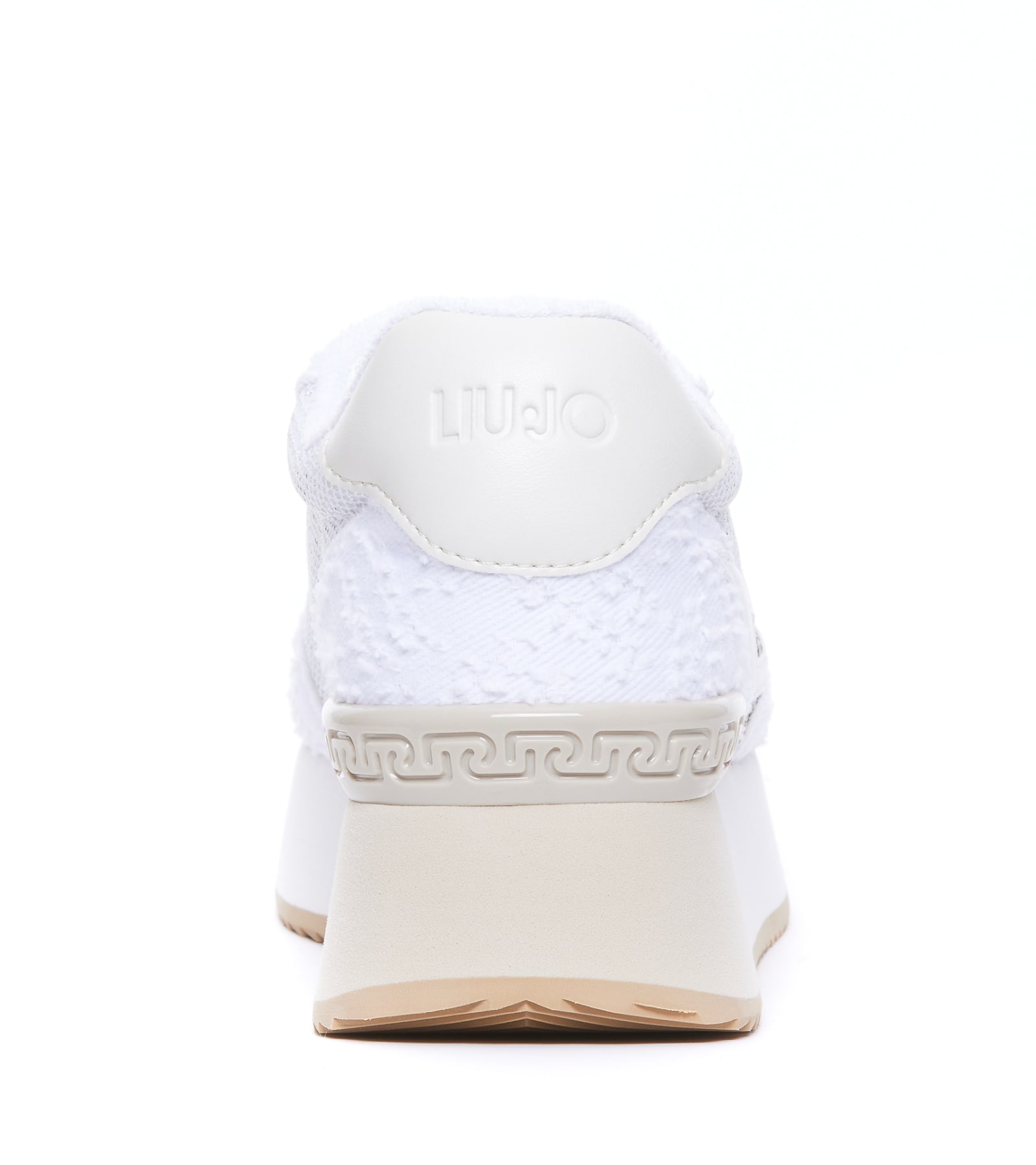 Shop Liu •jo Dreamy Platform Sneakers In White