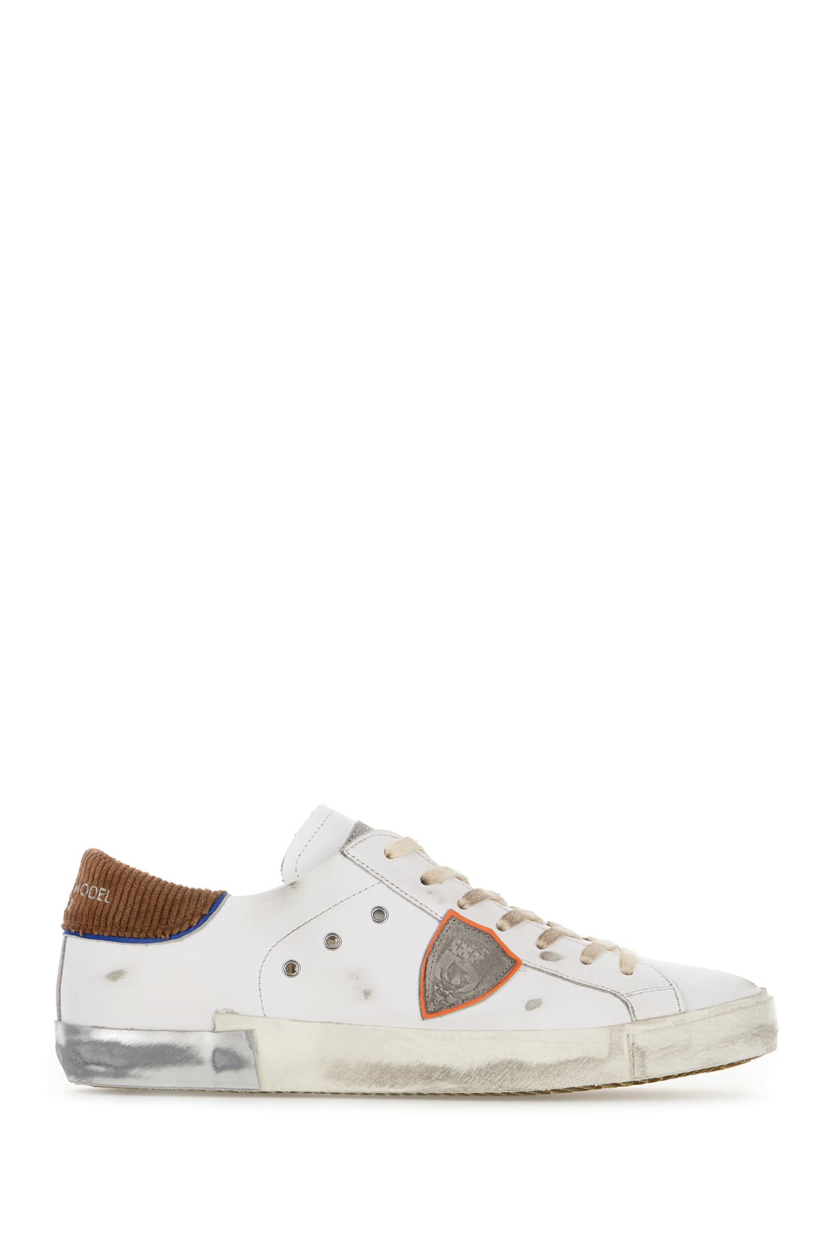 Philippe Model White Leather Prsx Low Sneakers