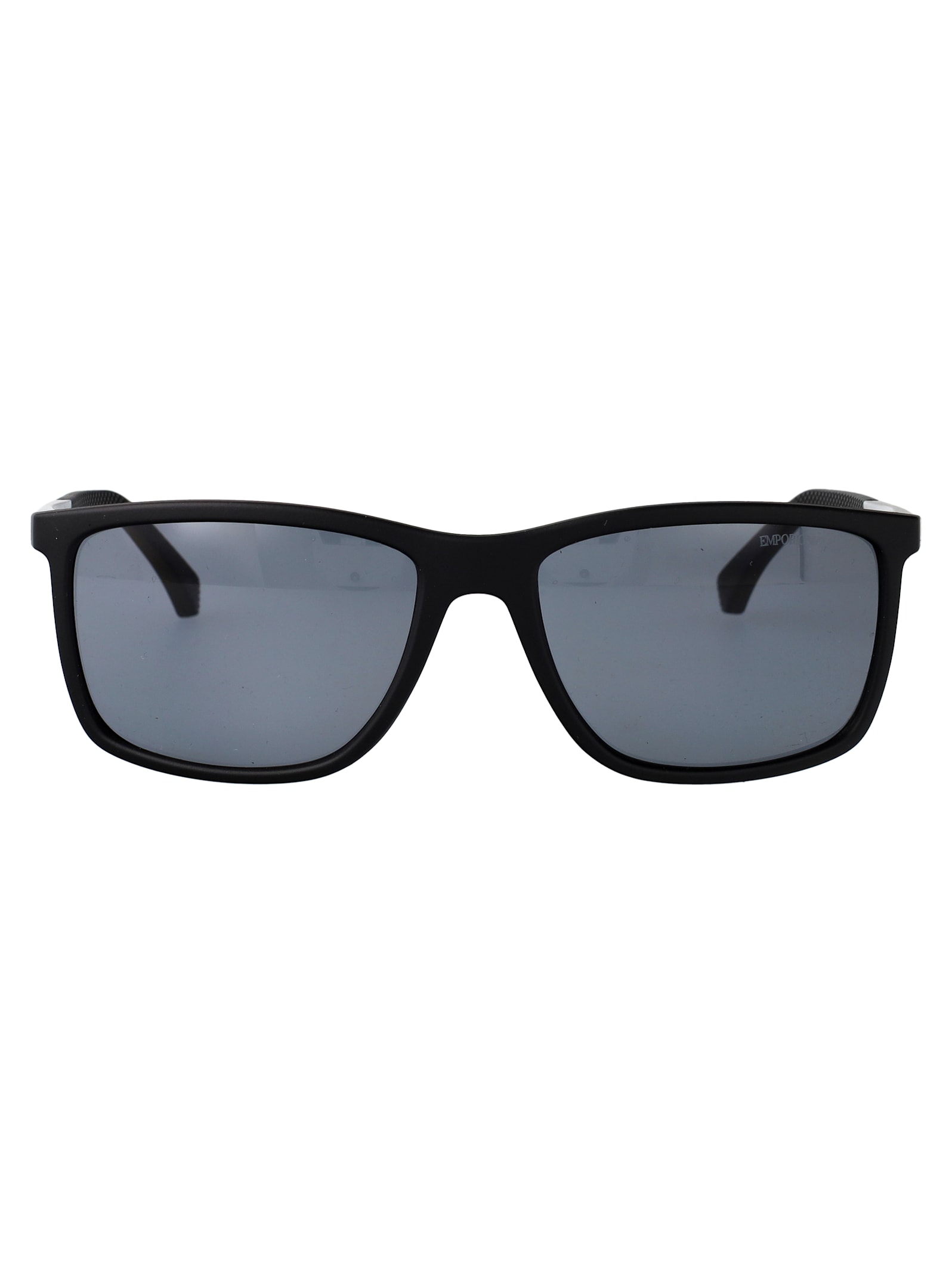 Emporio Armani Rubber Black Injected Sunglasses