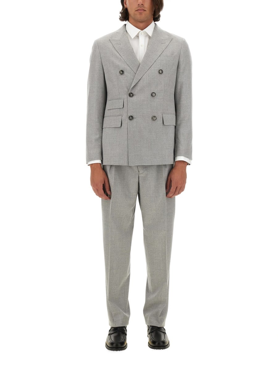 Shop Hugo Boss Heston Suit In Grey