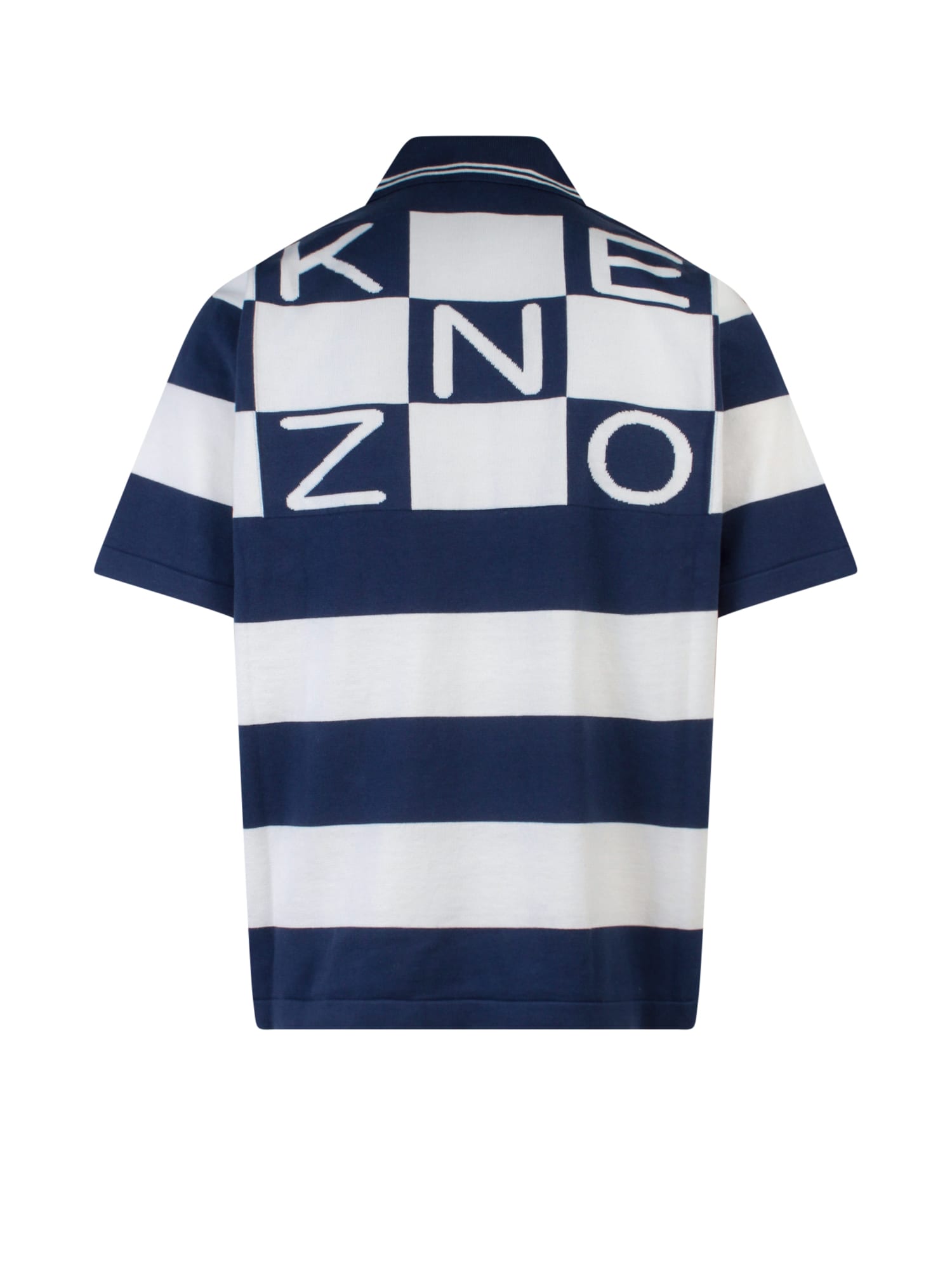 Shop Kenzo Polo Shirt In Blue
