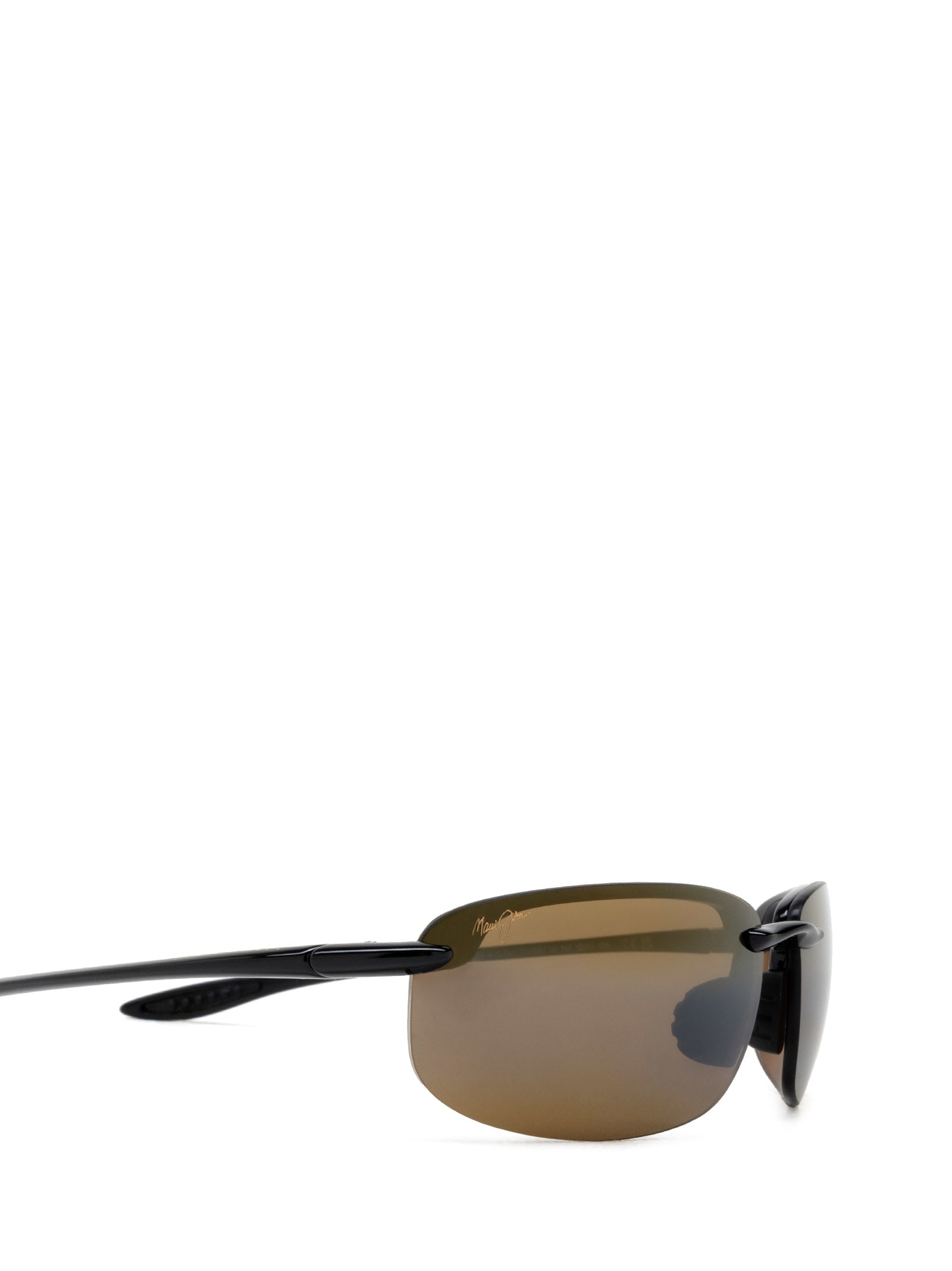 Shop Maui Jim Mj407 Gloss Black Sunglasses