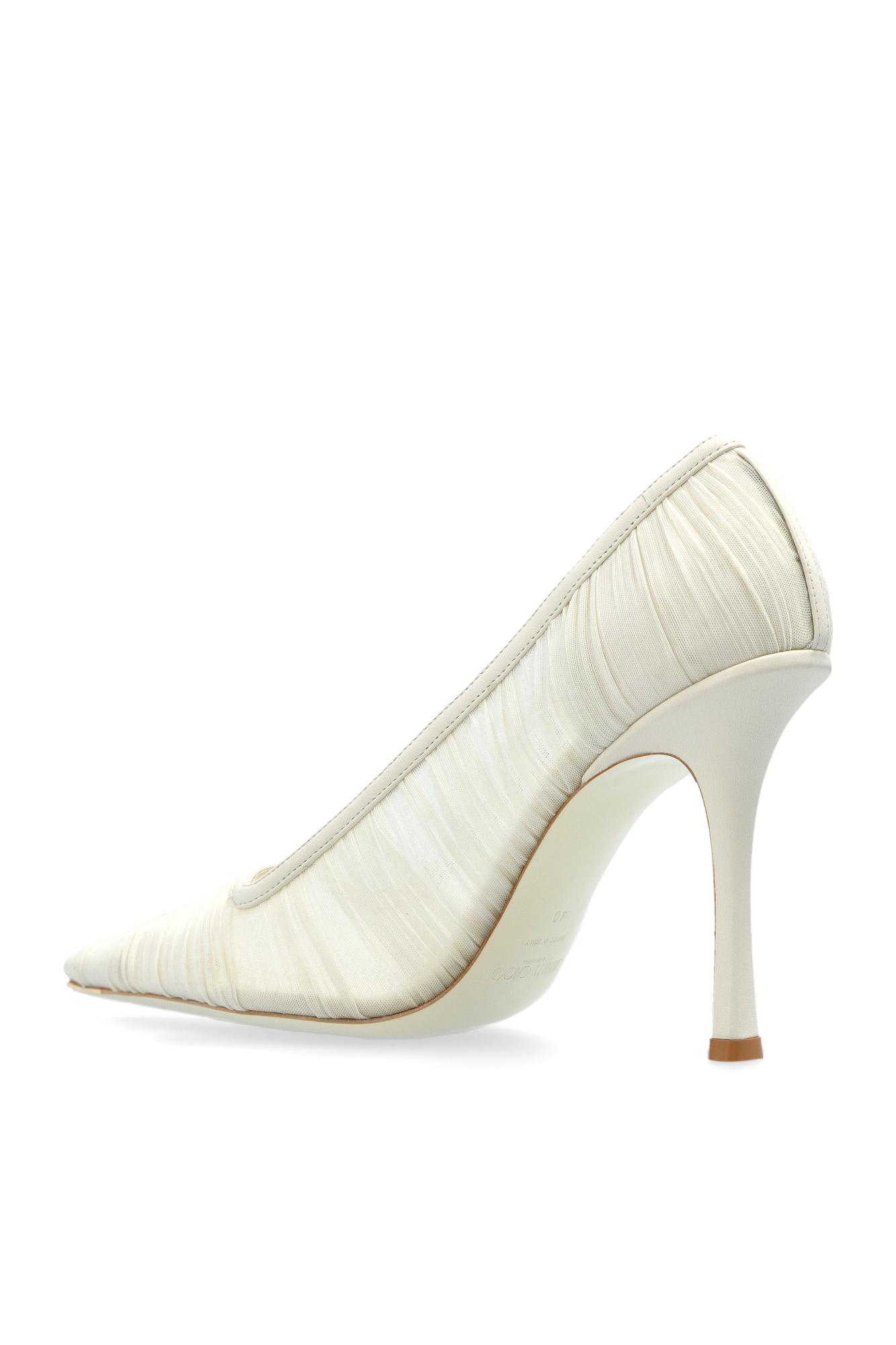 Jimmy Choo Heeled Shoes Lotta In Ivory