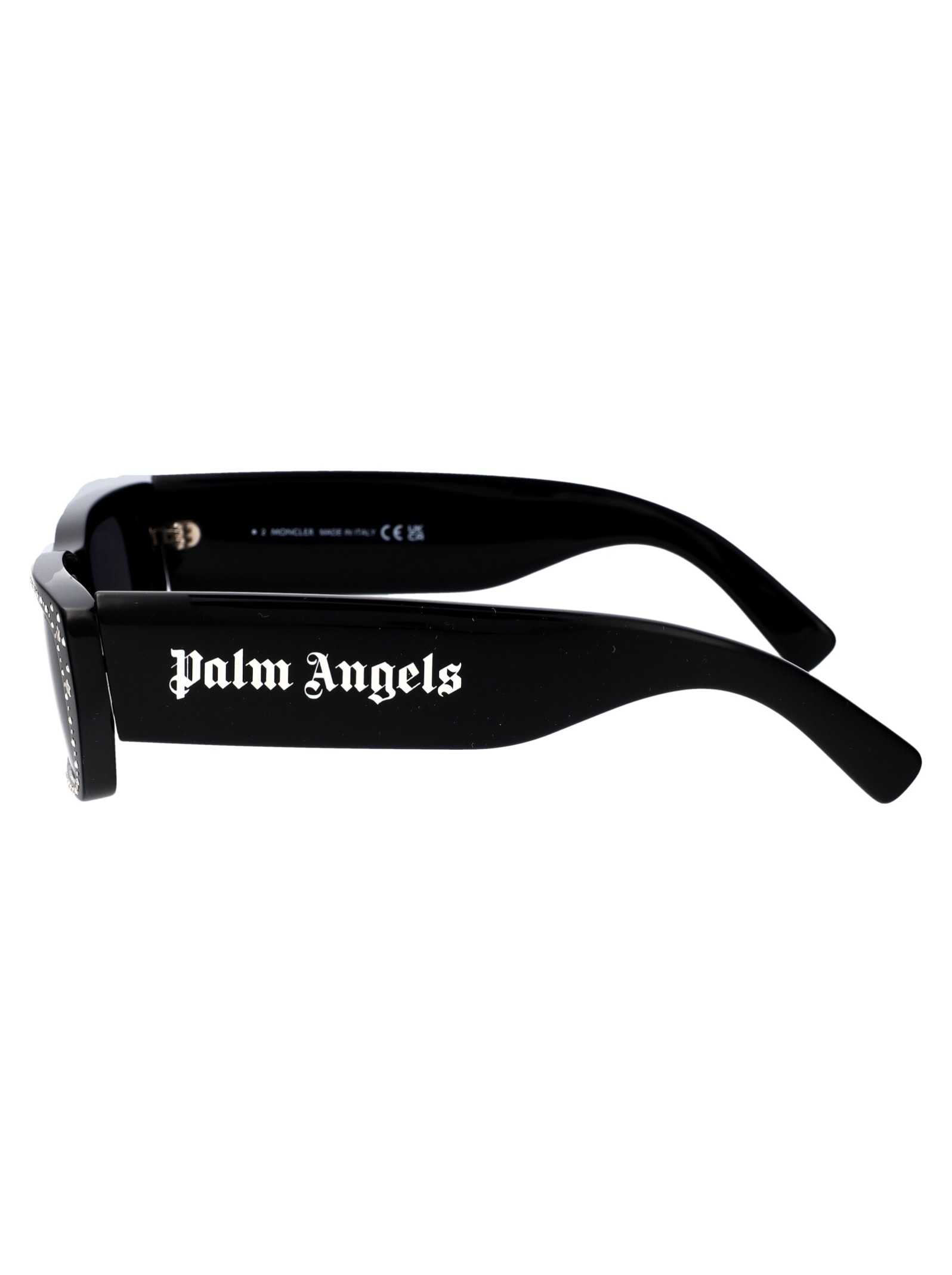 Shop Moncler Ml0252/p Sunglasses In 01a Black