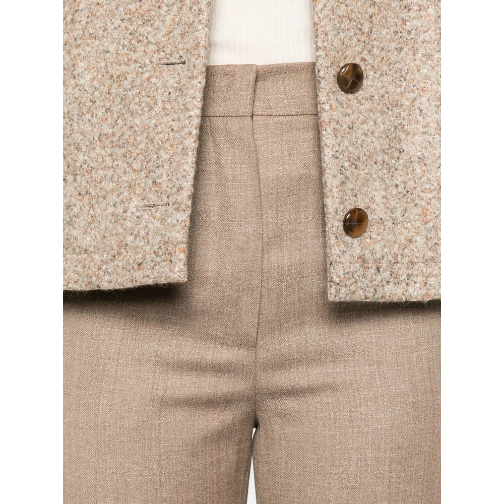 Max Mara Wool-blend Trousers In Multi
