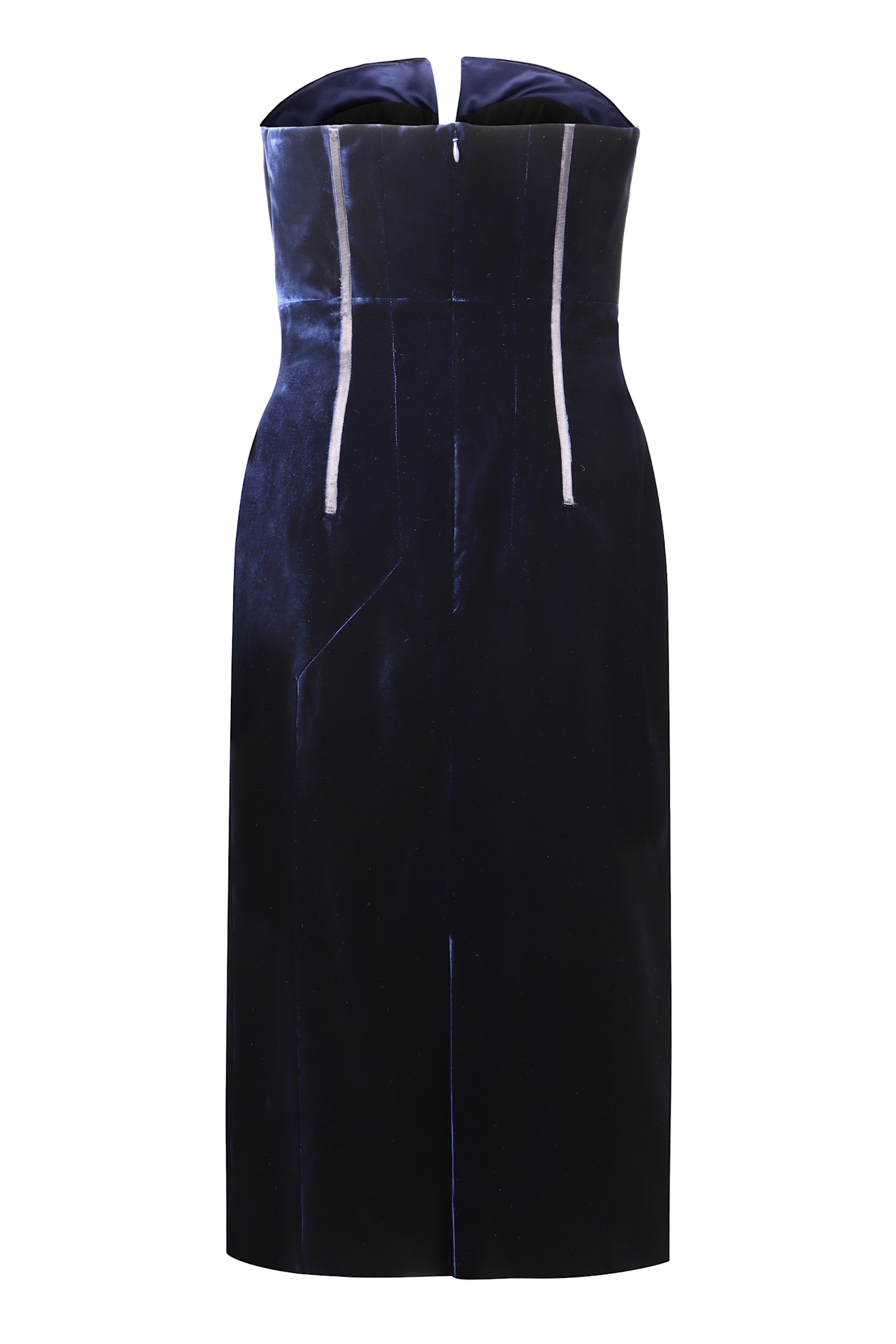 Shop Tom Ford Velvet Dress In Blue