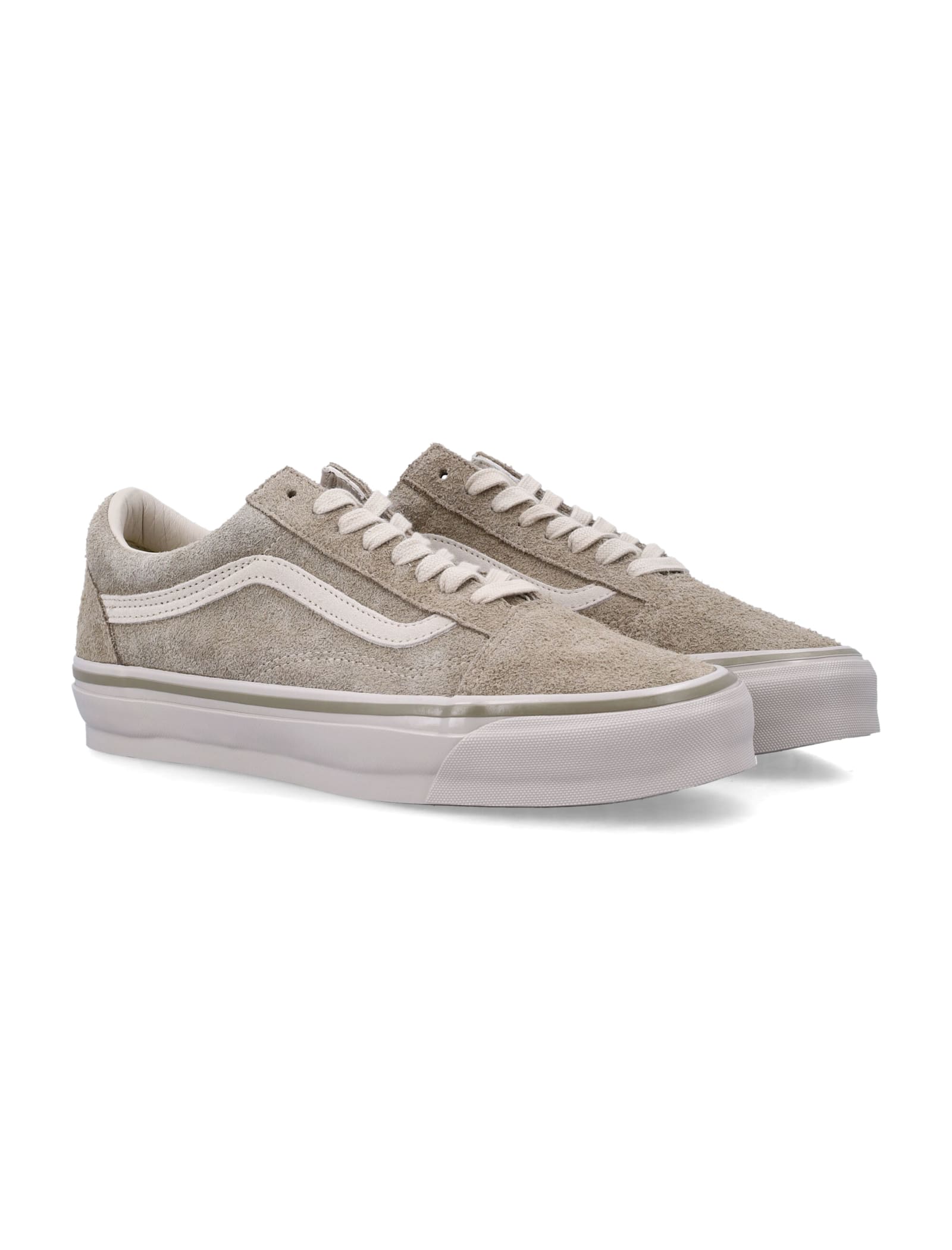 Vans Lx Old Skool Beige Suede Sneakers In Multi