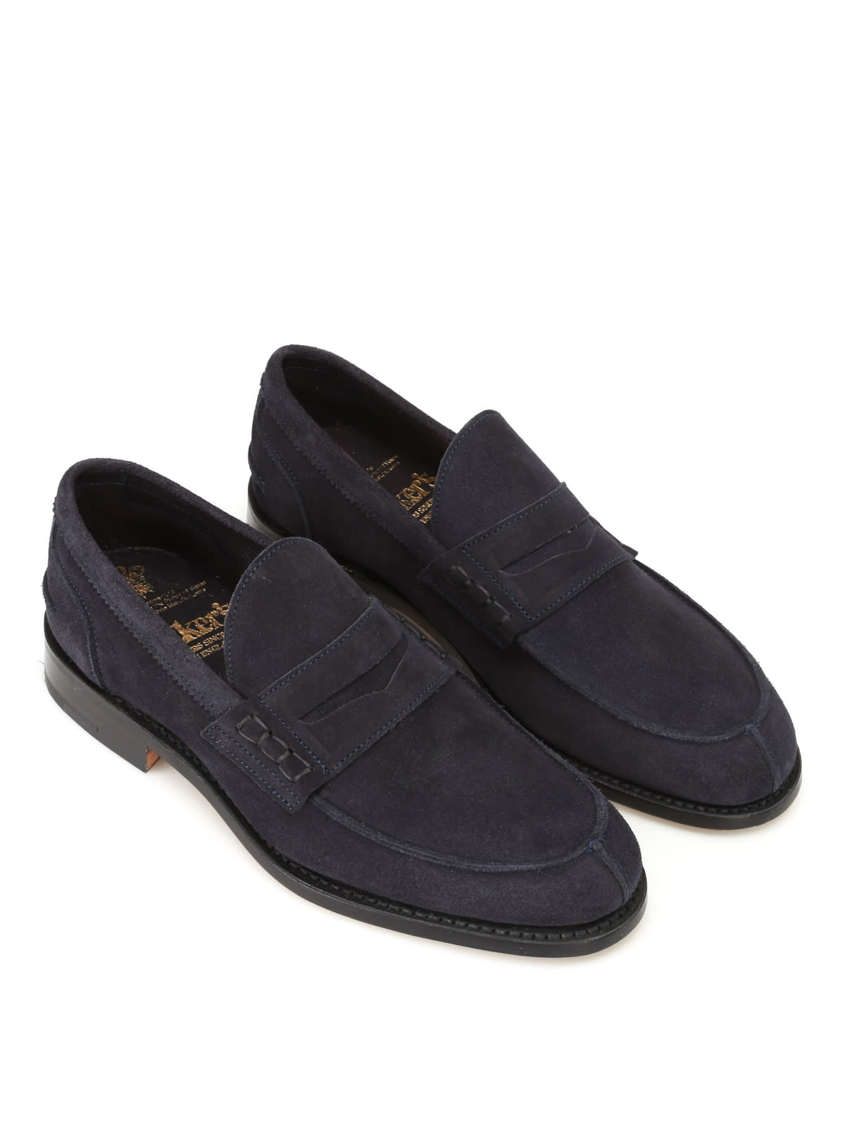 Tricker's Jake Loafers In Navy