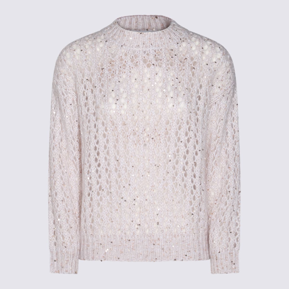 Shop Eleventy White Cotton Knitwear