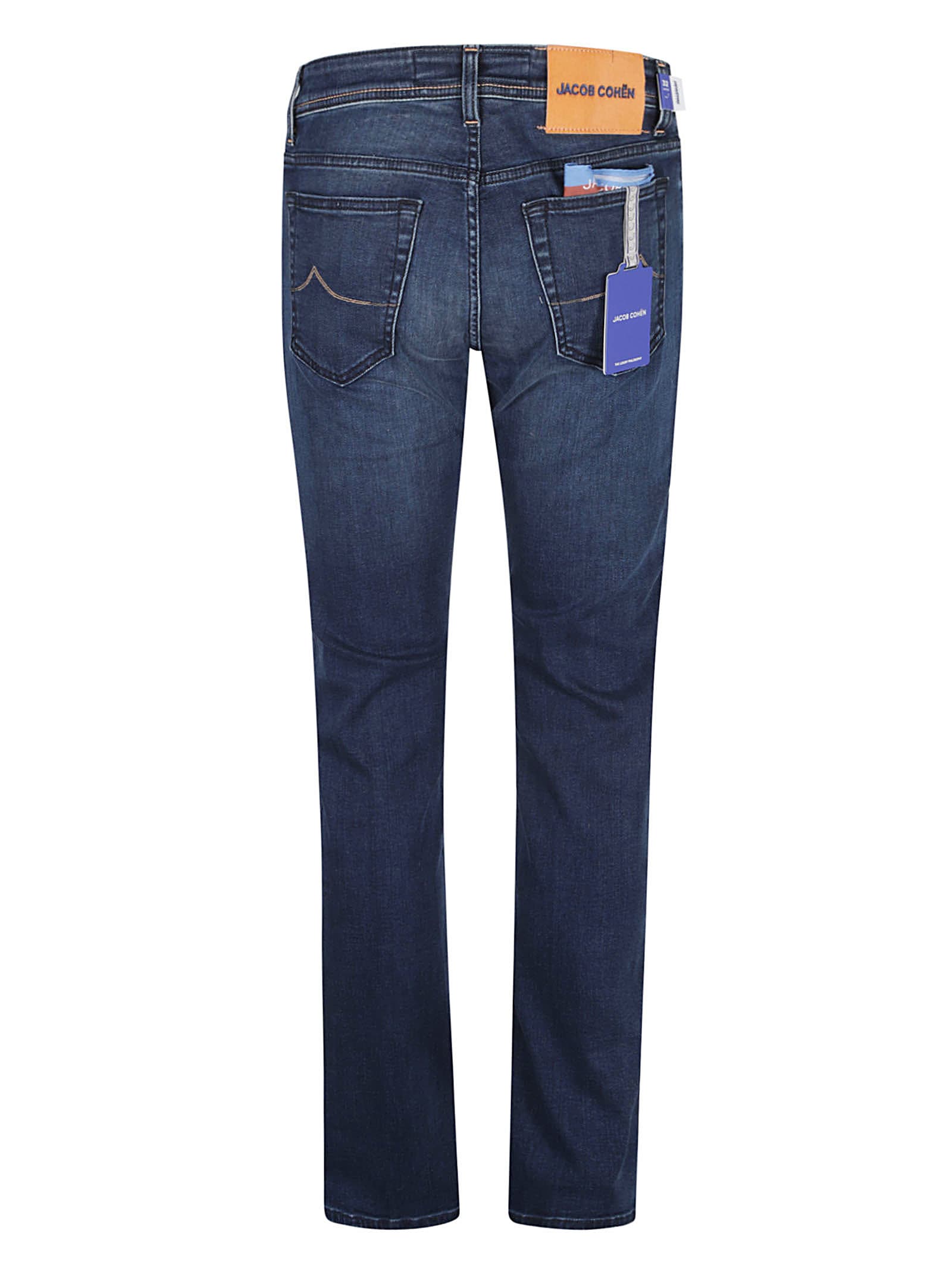 Shop Jacob Cohen Skinny Fit Jeans In D Scuro