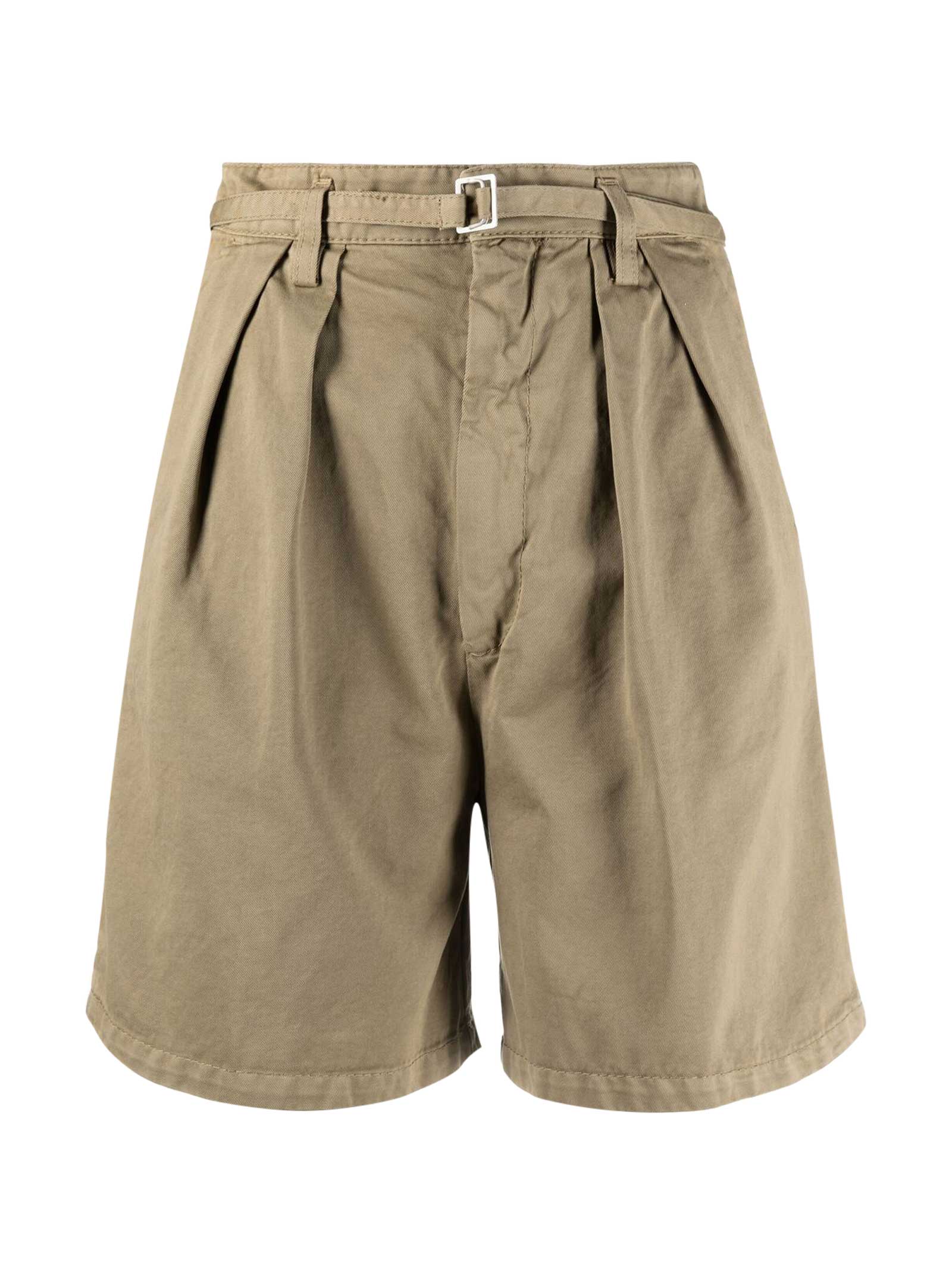 Haikure Khaki High-waisted Shorts