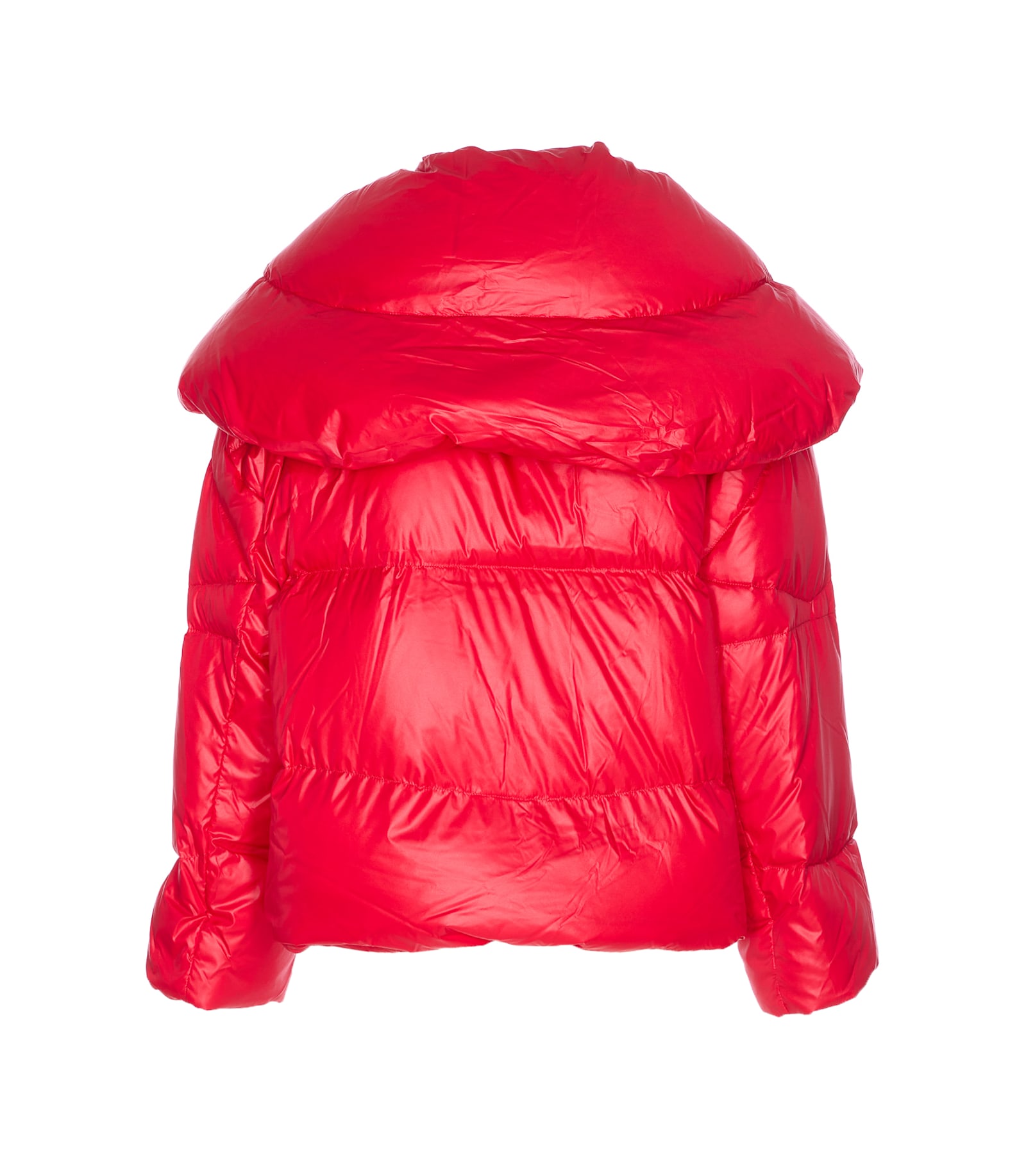 Jet Set Lella City Down Jacket In Red