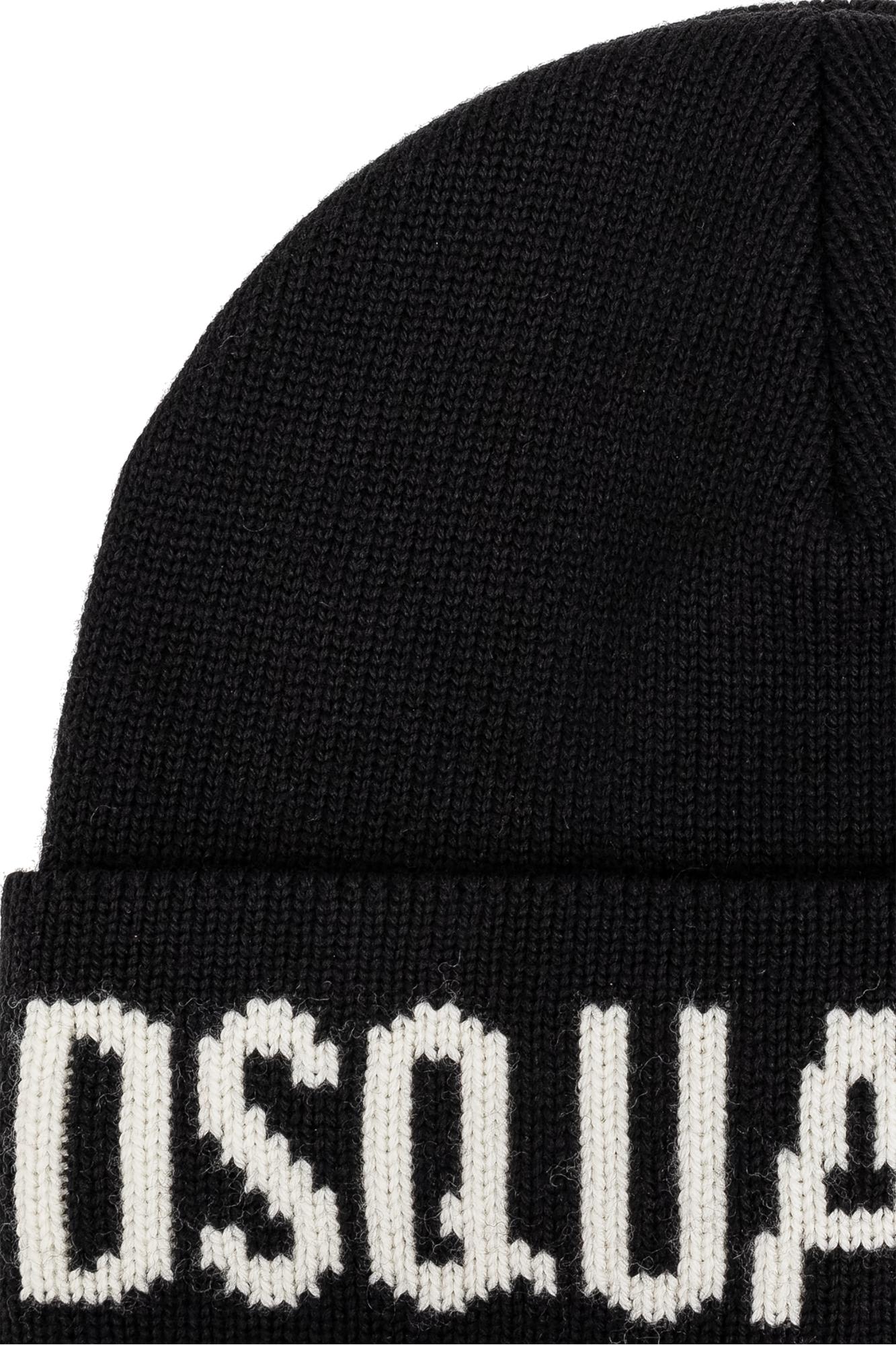 Shop Dsquared2 Woolen Hat In Black