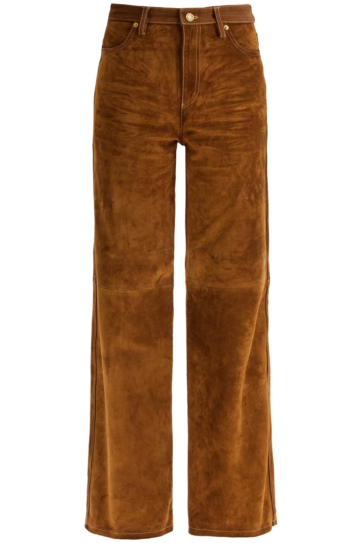 Brown Cowhide Trousers