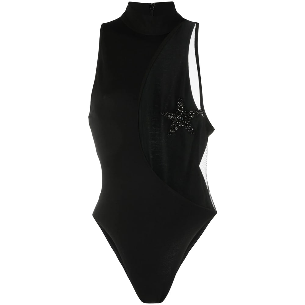 David Koma Bodysuit In Black