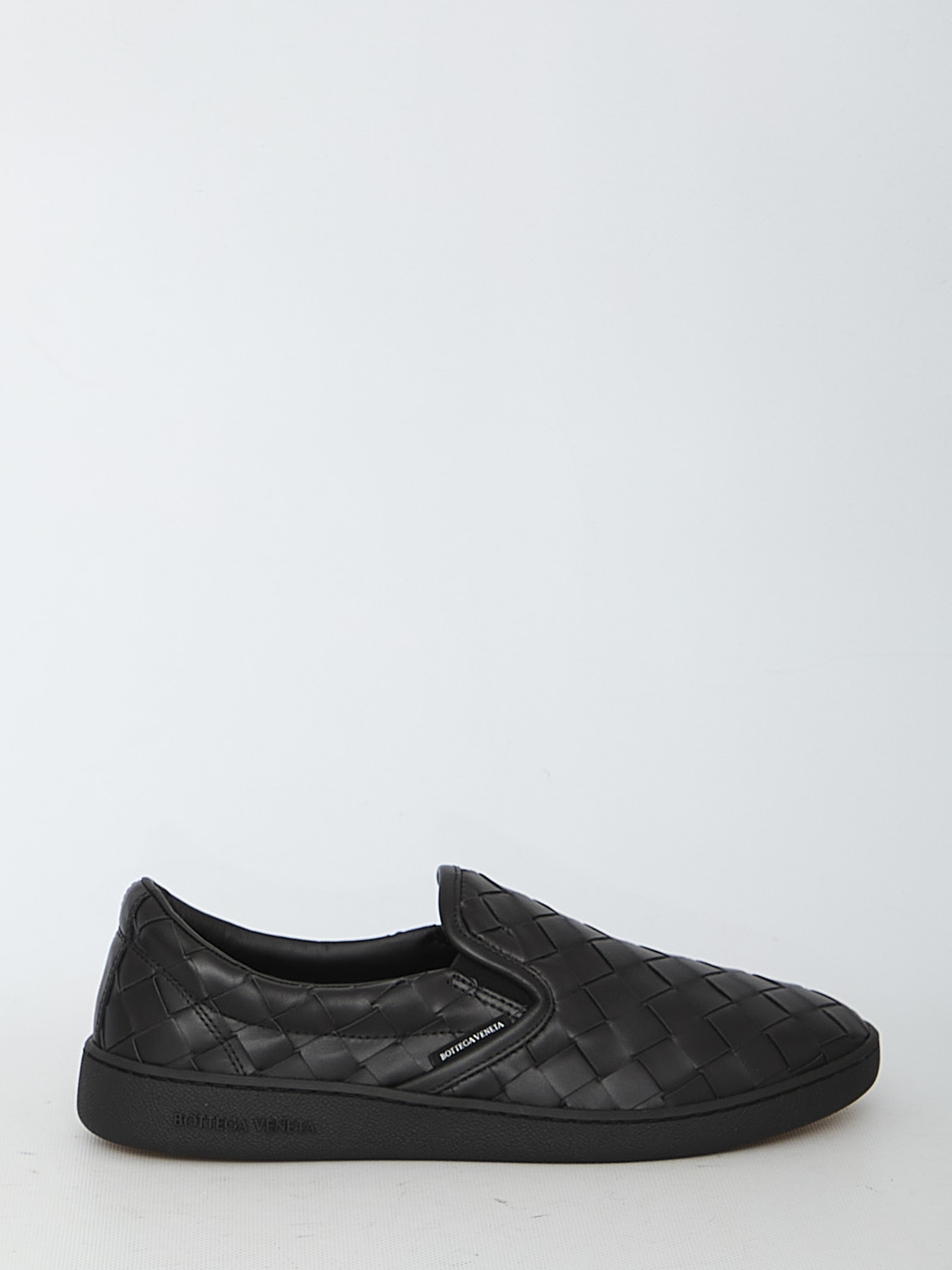 Shop Bottega Veneta Sawyer Sneakers In Black