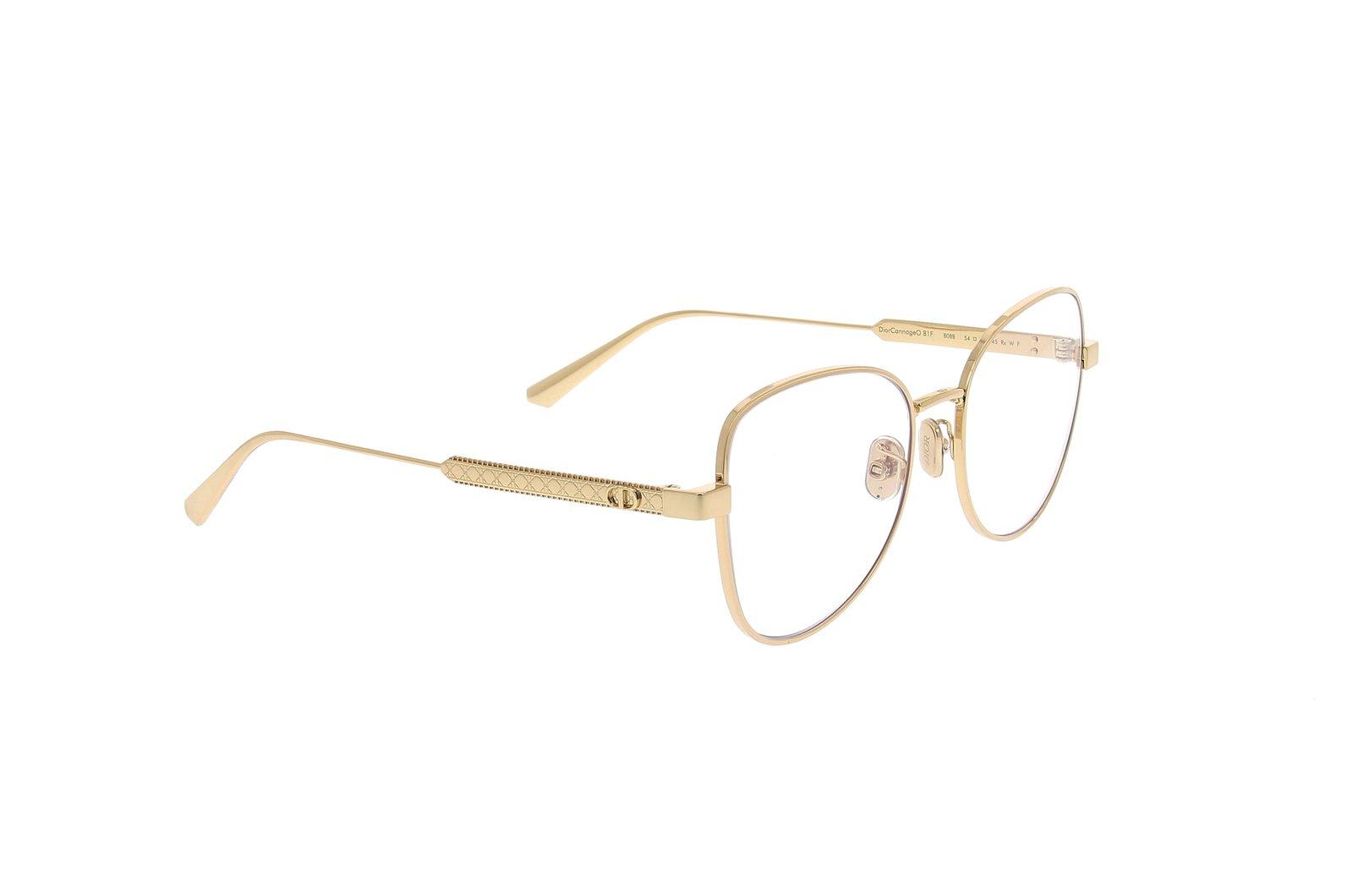 Dior Signature S6i Square Glasses In B10 - Yellow